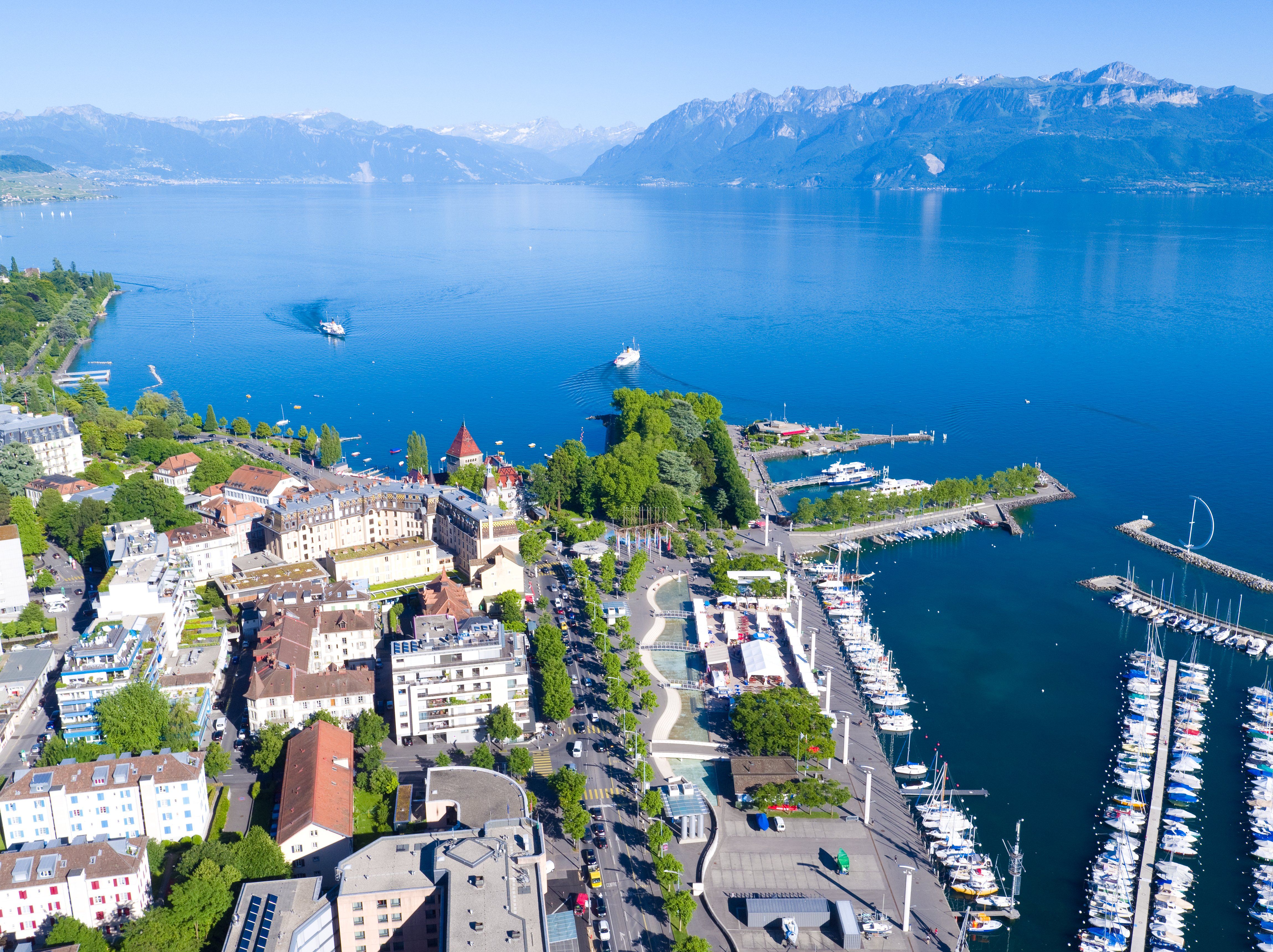 Lausanne mit See