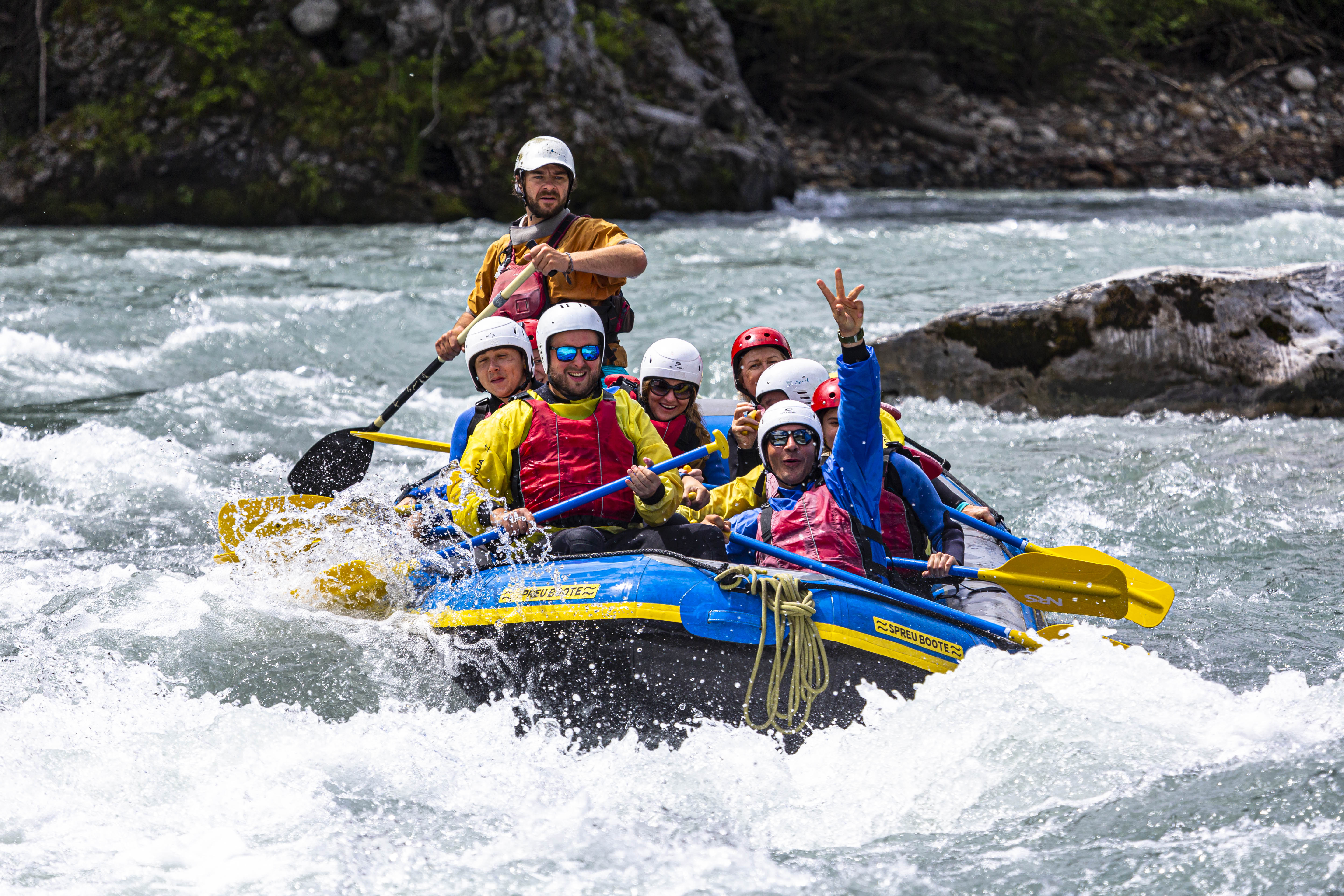 Rafting Vorderrhein Rheinschlucht