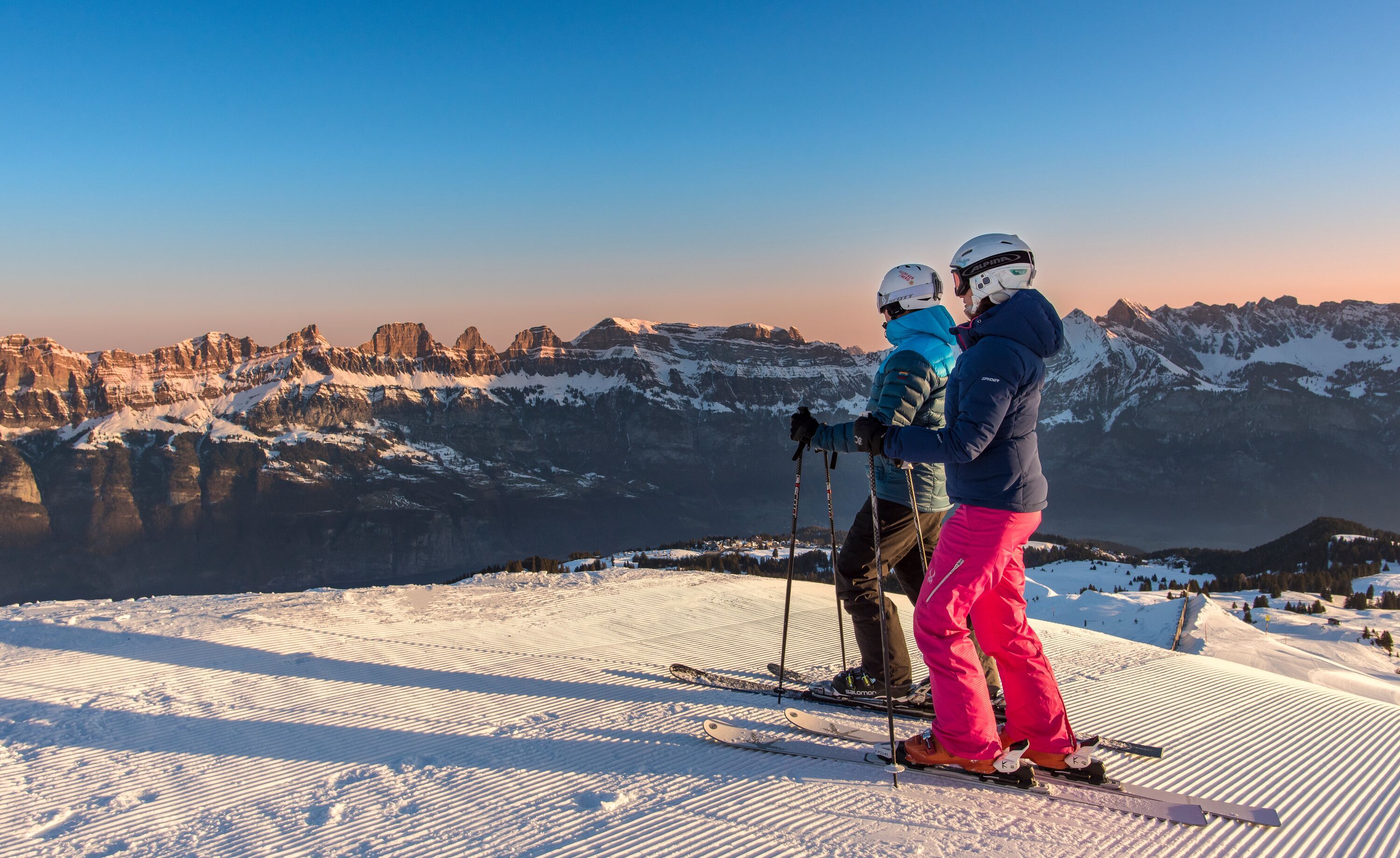Skifahren am Flumserberg