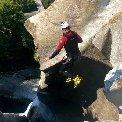 Canyoning Boggera Springen