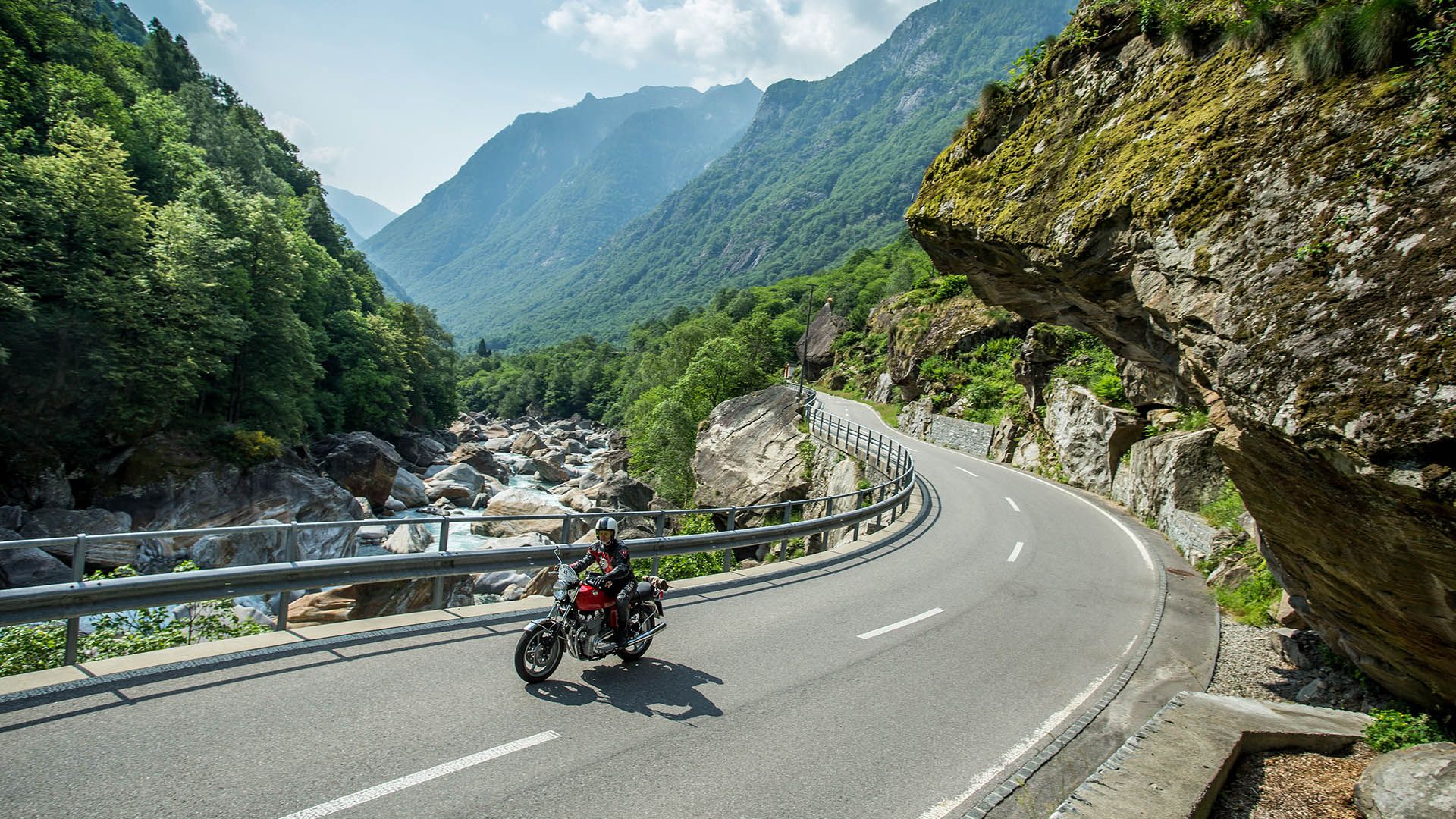 Tessin auf der Autobahn