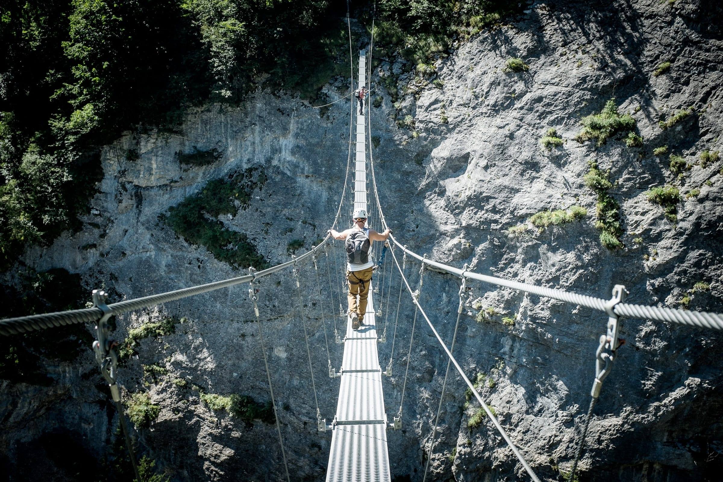 Mürren Nepalbrücke Via Ferrata  Gimmelwald