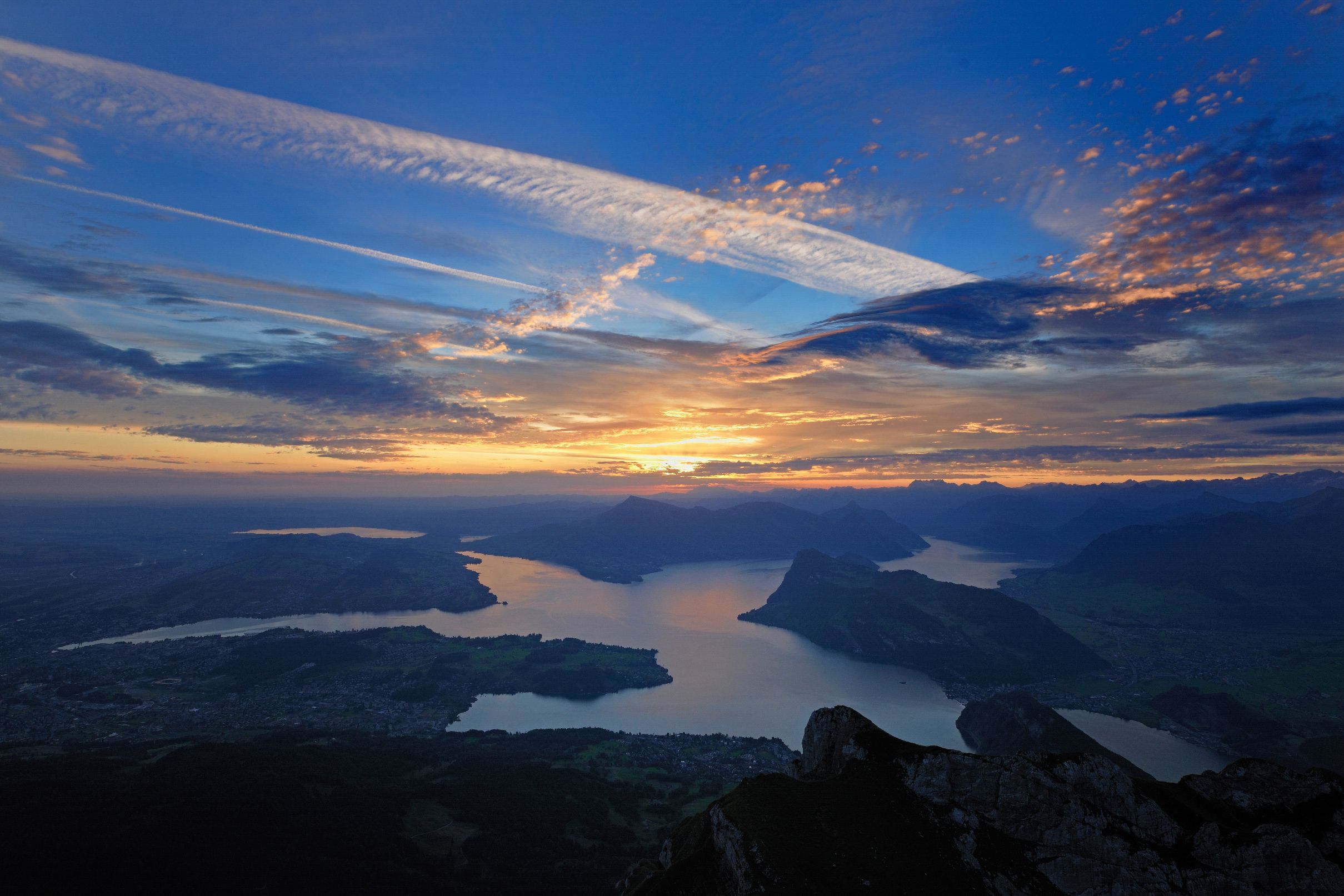 Pilatus Sonnenaufgang vom Esel
