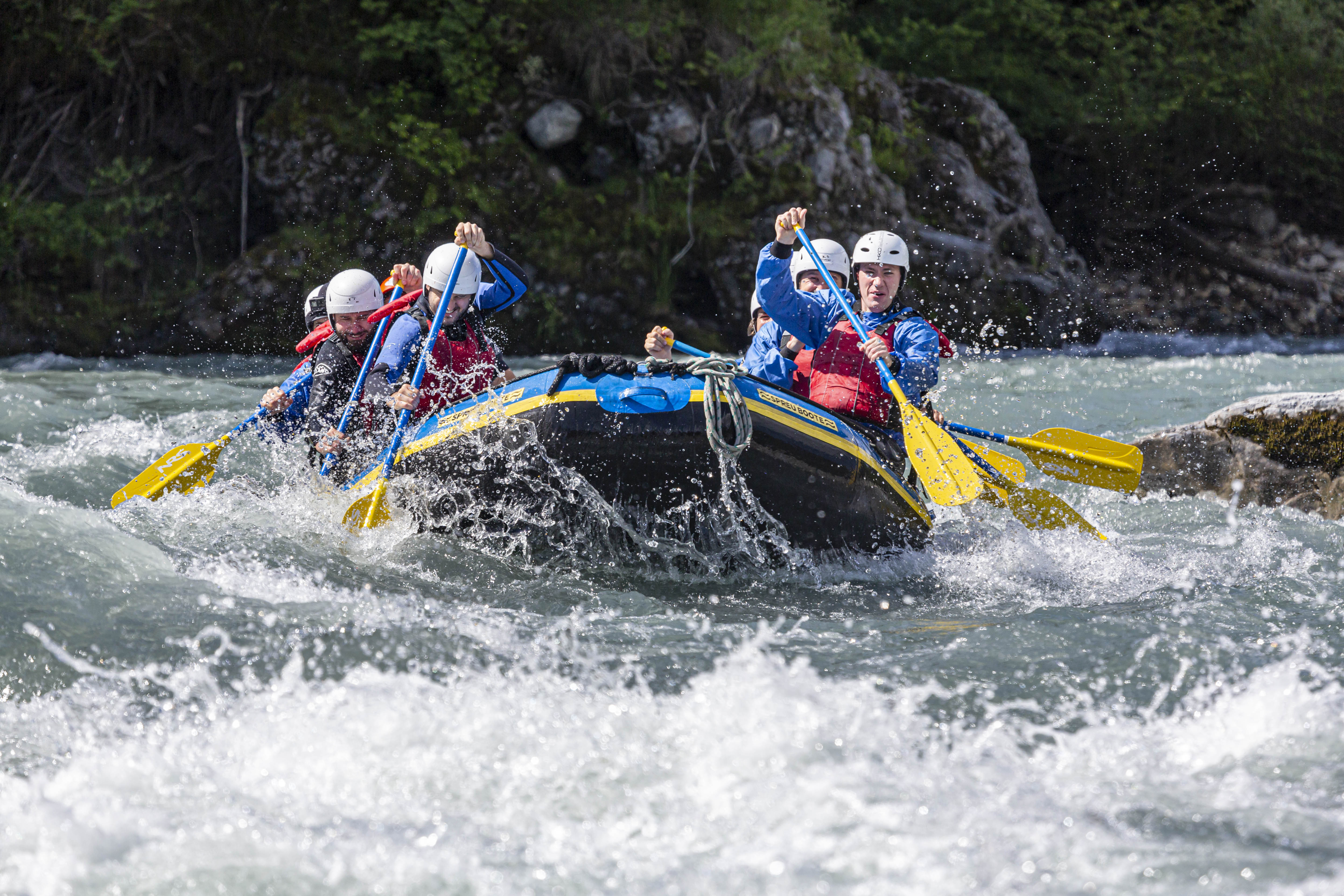 Rafting Vorderrhein Rheinschlucht