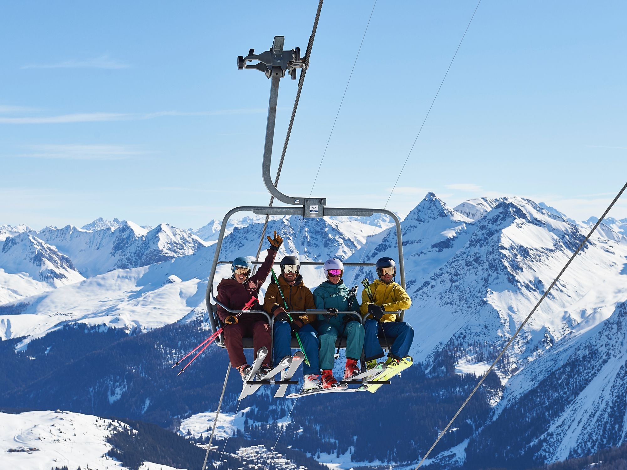 Skifahren Hörnli Arosa
