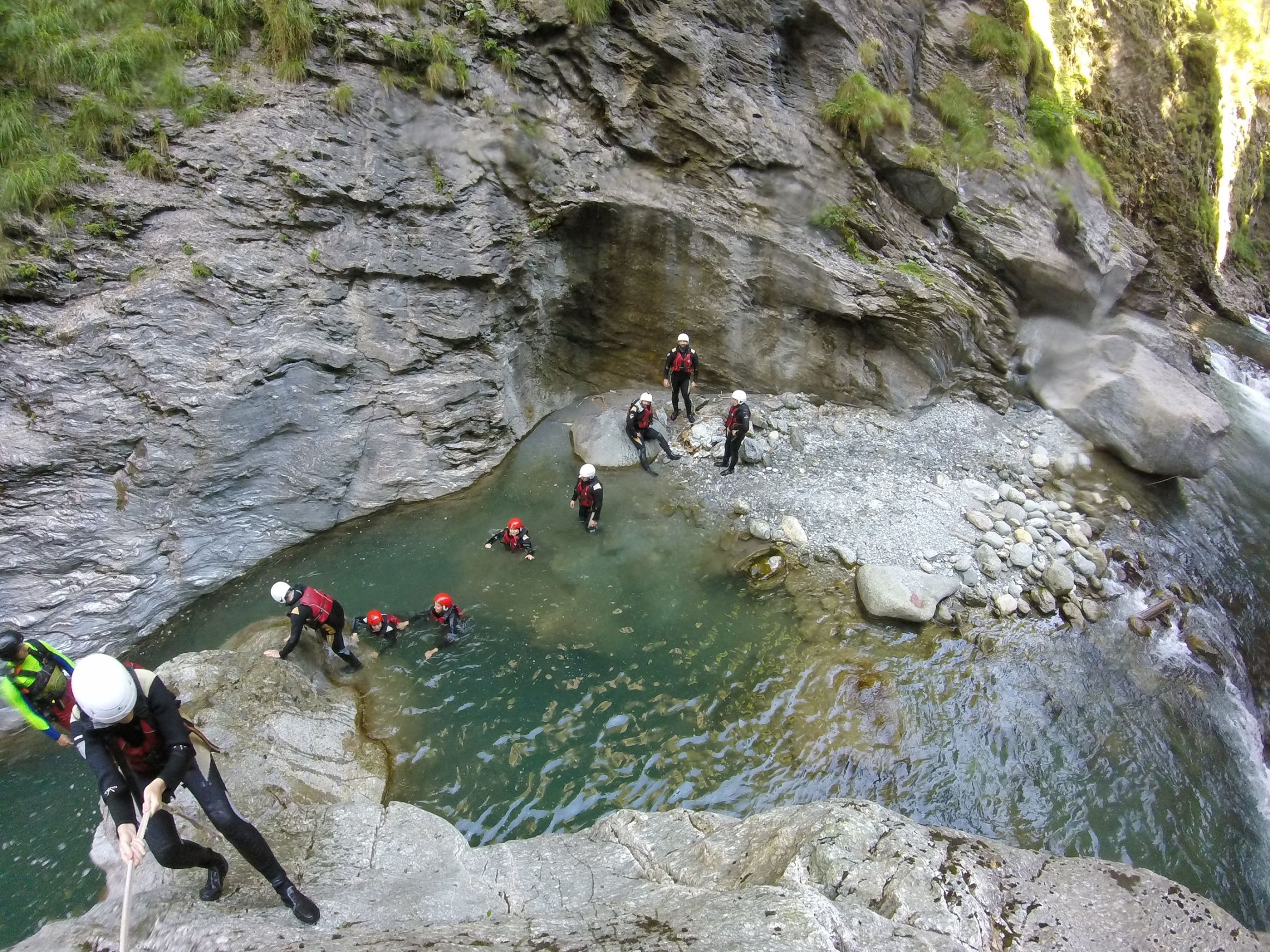 Viamala Schlucht Canyoning