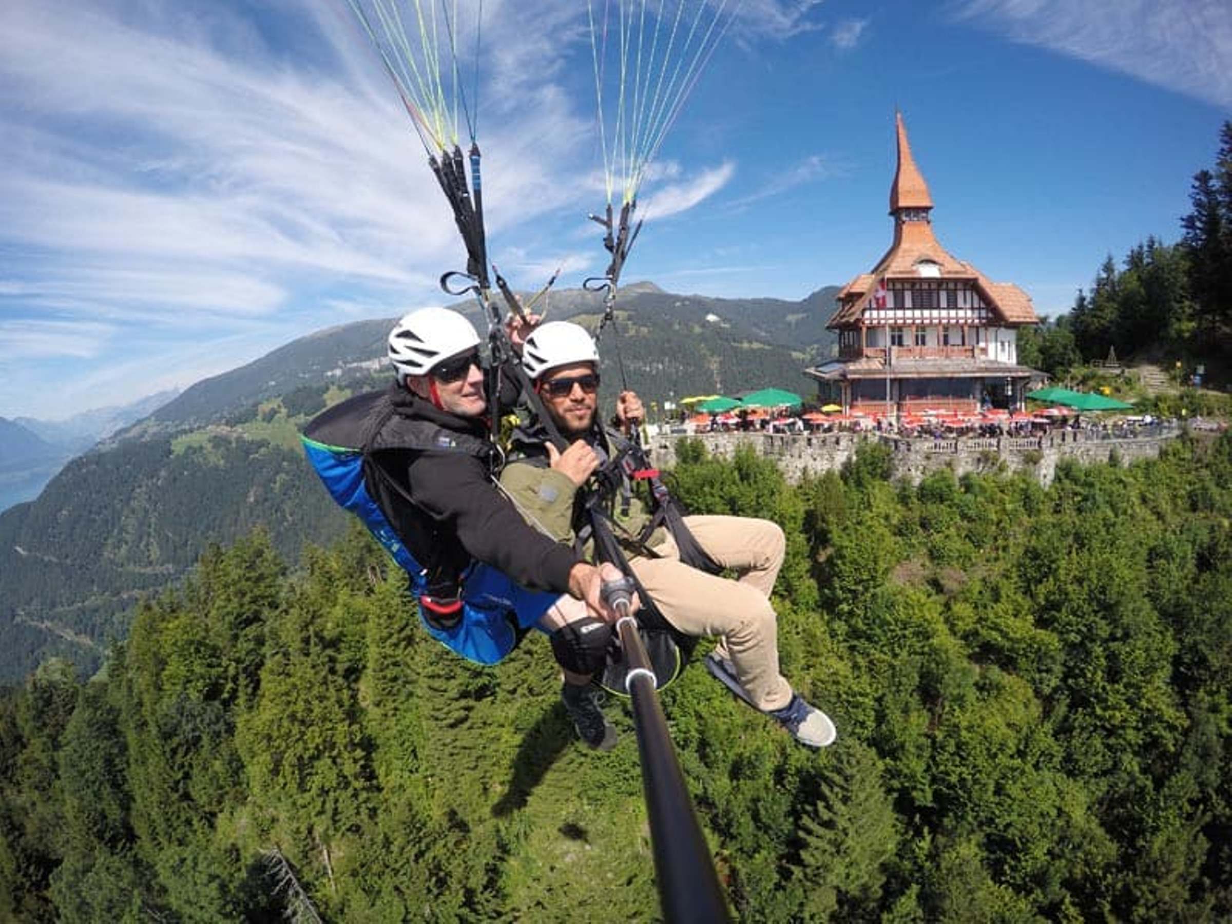 Gleitschirmfliegen Schweiz Harder Kulm