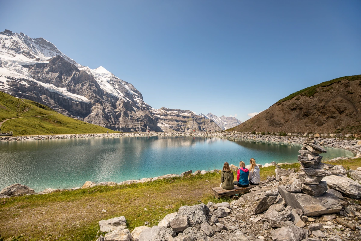 Kleine Scheidegg Wandern Eiger Walk fallbodensee