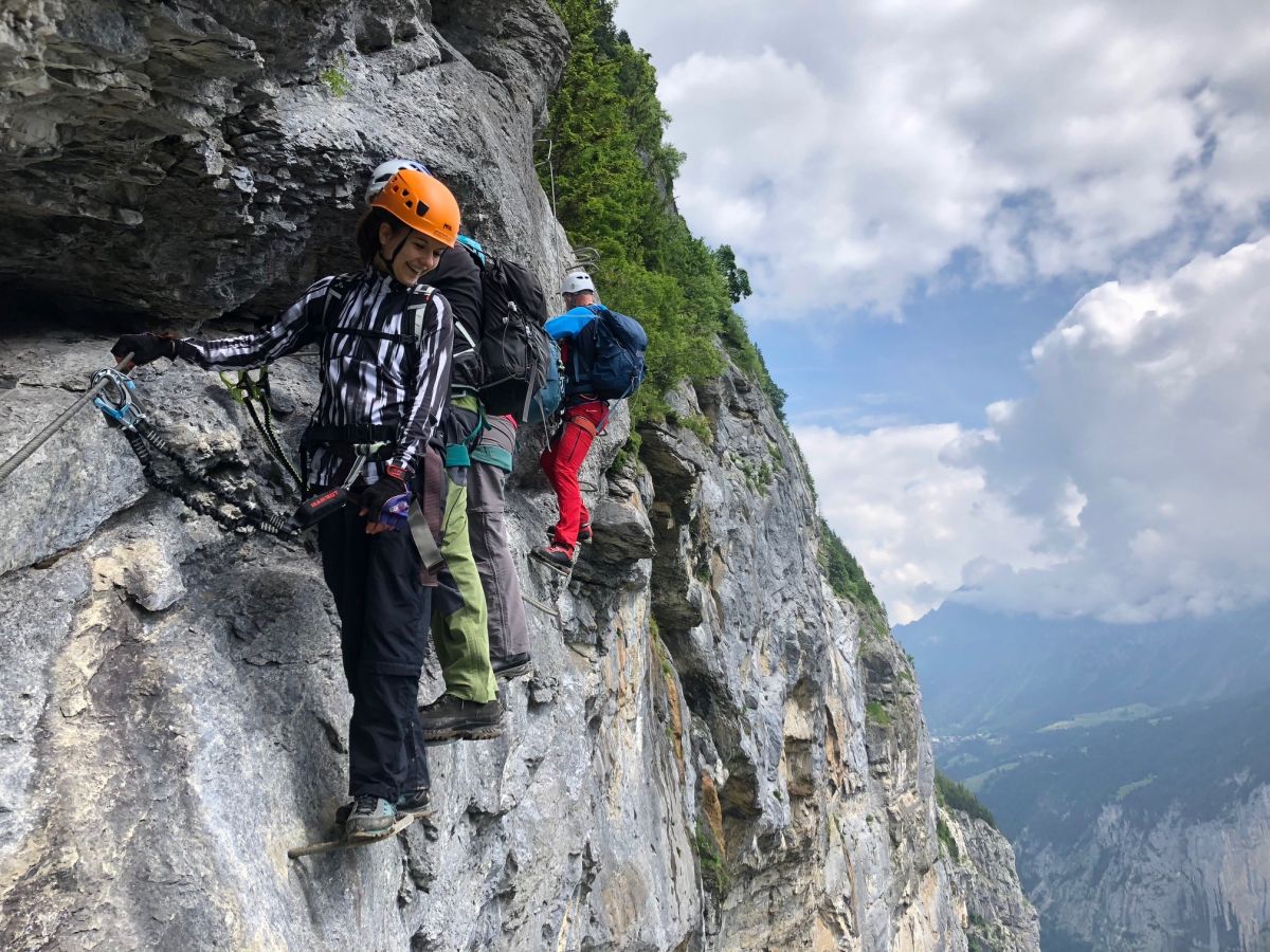 Mürren Via Ferrata Klettersteig Gimmelwald