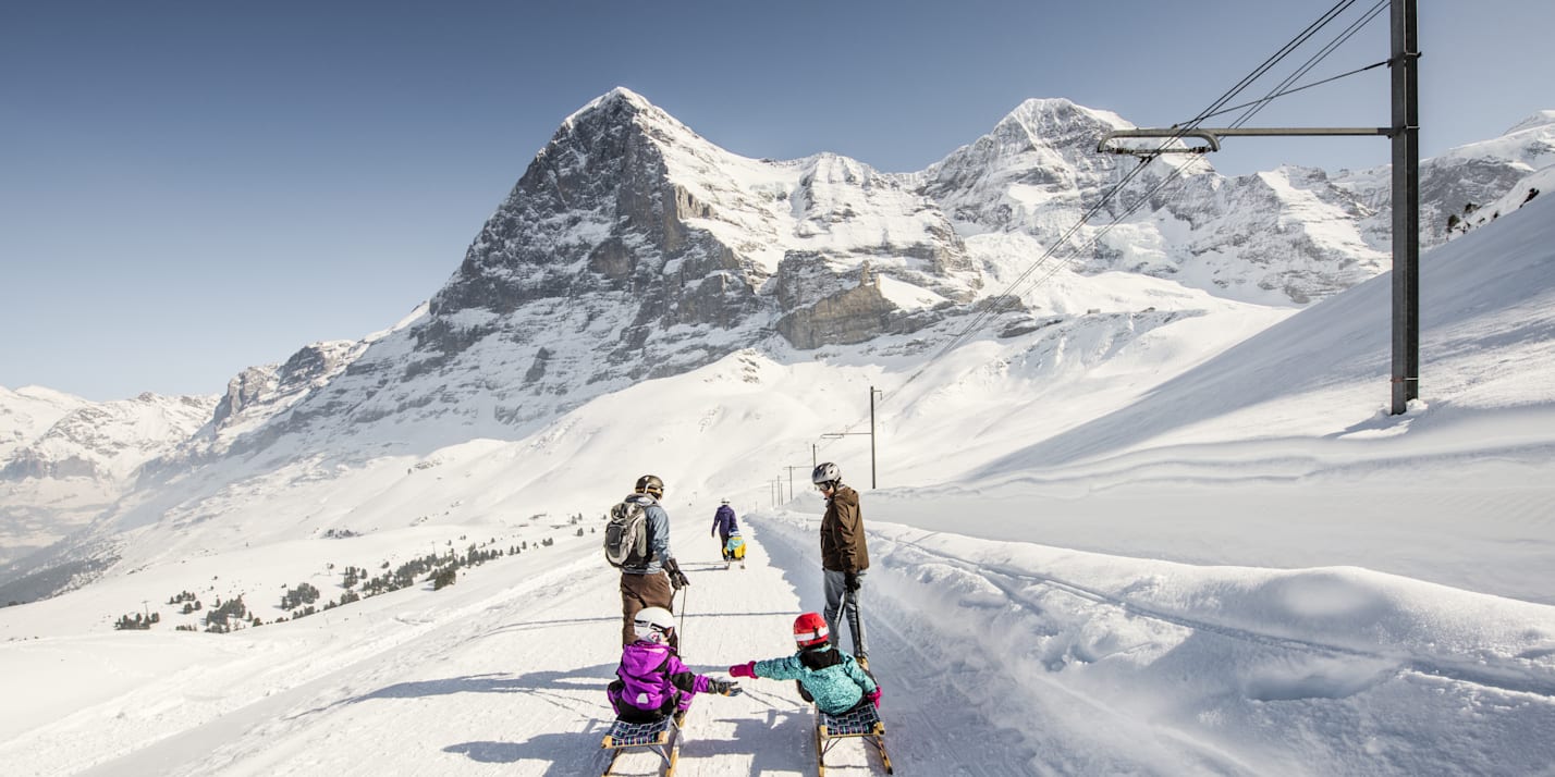Wengen Schlittelweg Eiger Run