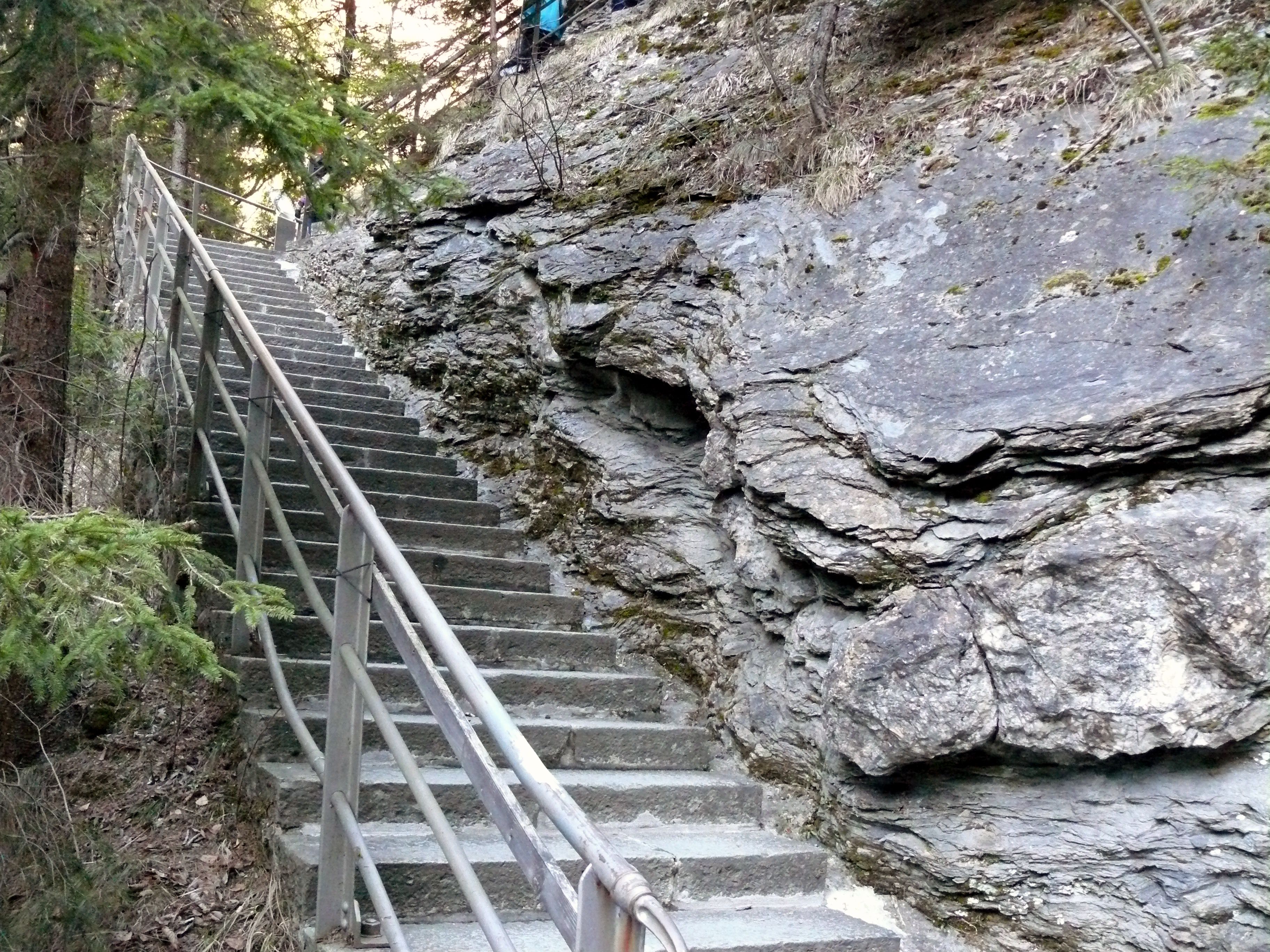 Viamala Schlucht Treppe