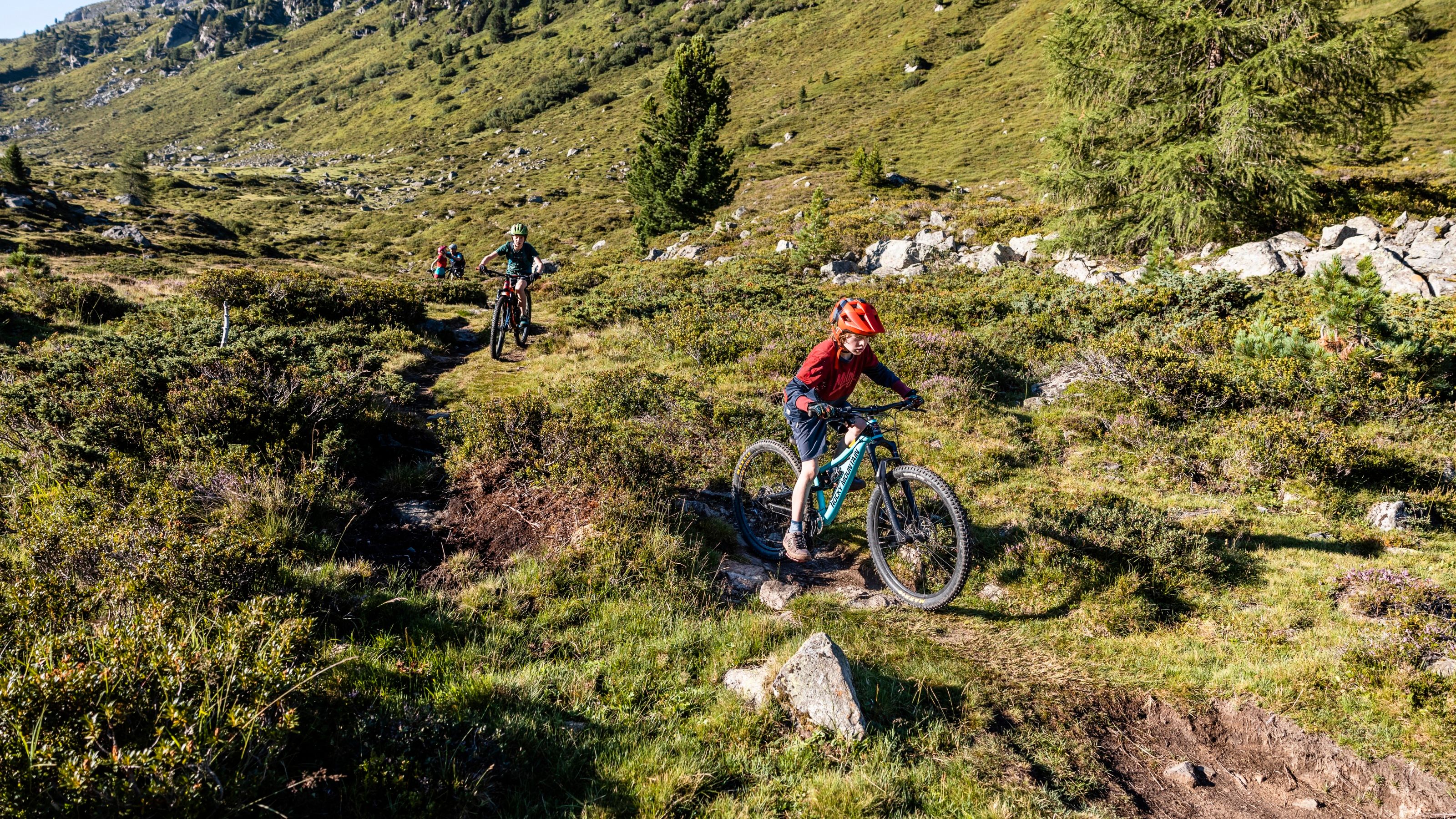 Mountainbike MTB Schweiz Graubünden Familien