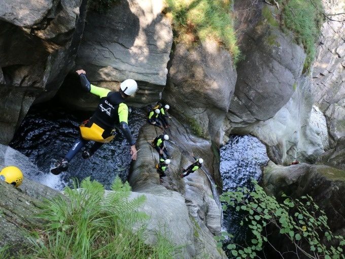 Canyoning Corippo
