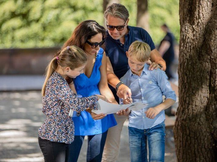 Stadtführungen selbstgeführte Stadttour Familie