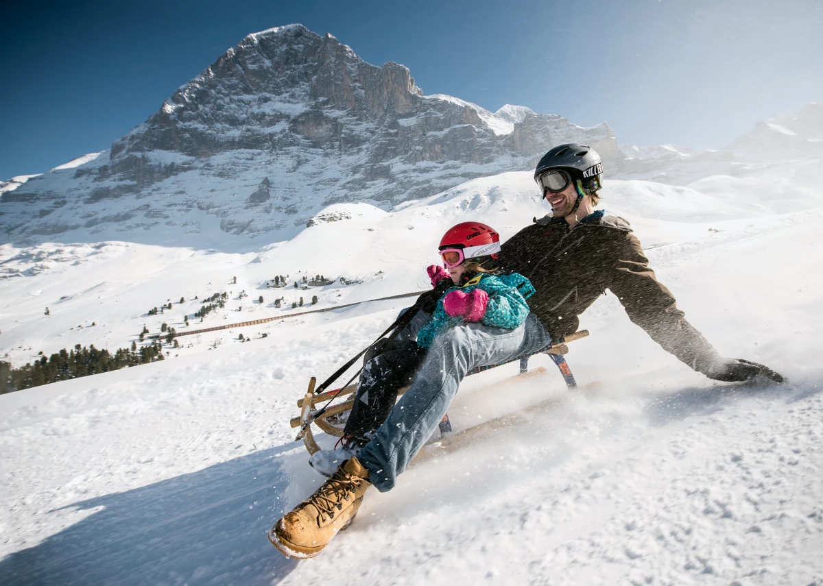 Kleine Scheidegg Schlitteln Eiger Run