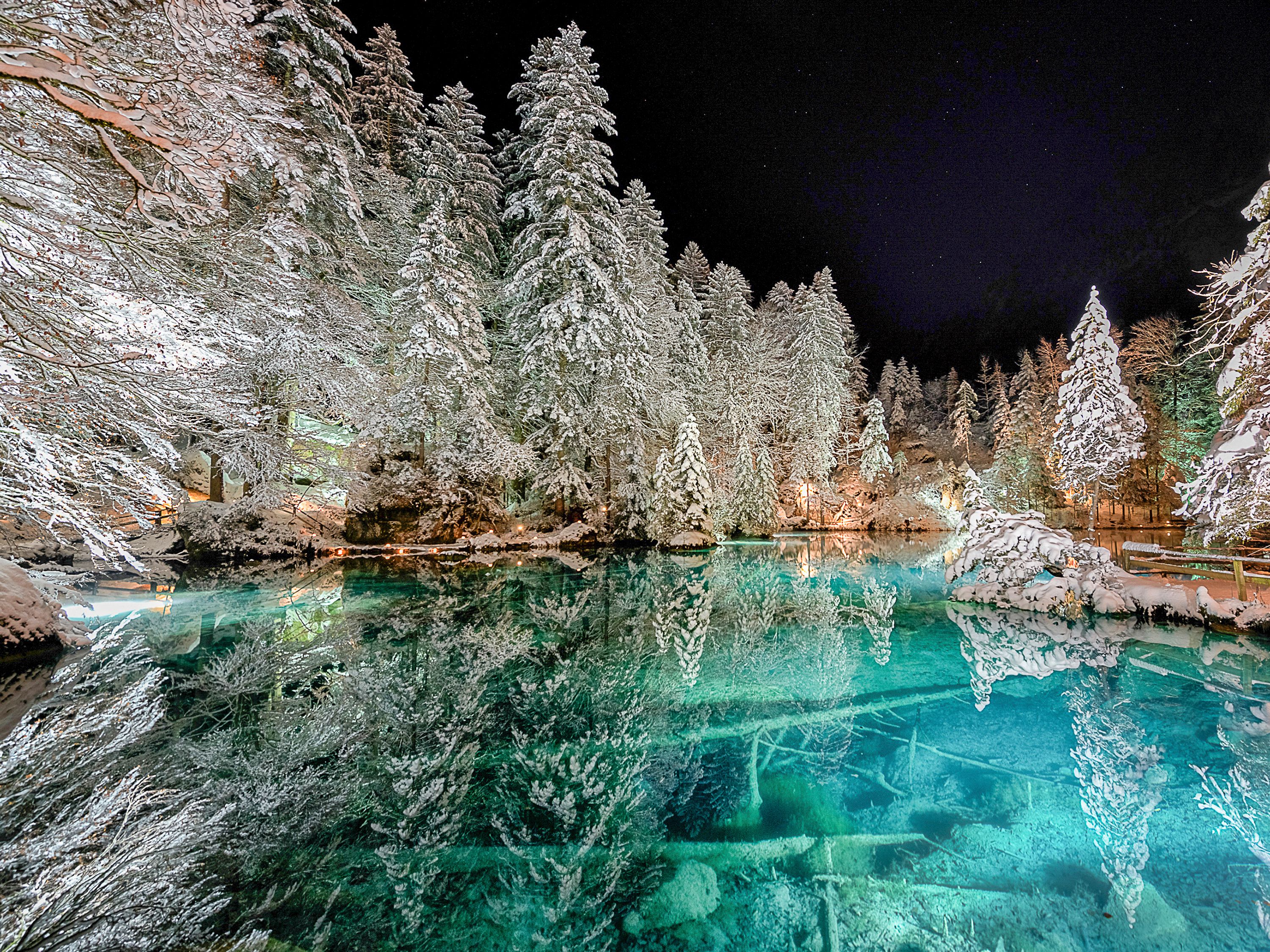 Blausee Winter 
