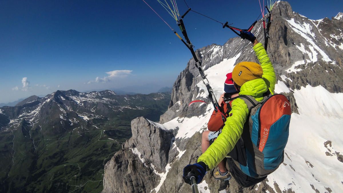 Grindelwald Paragliding Gleitschirmfliegen