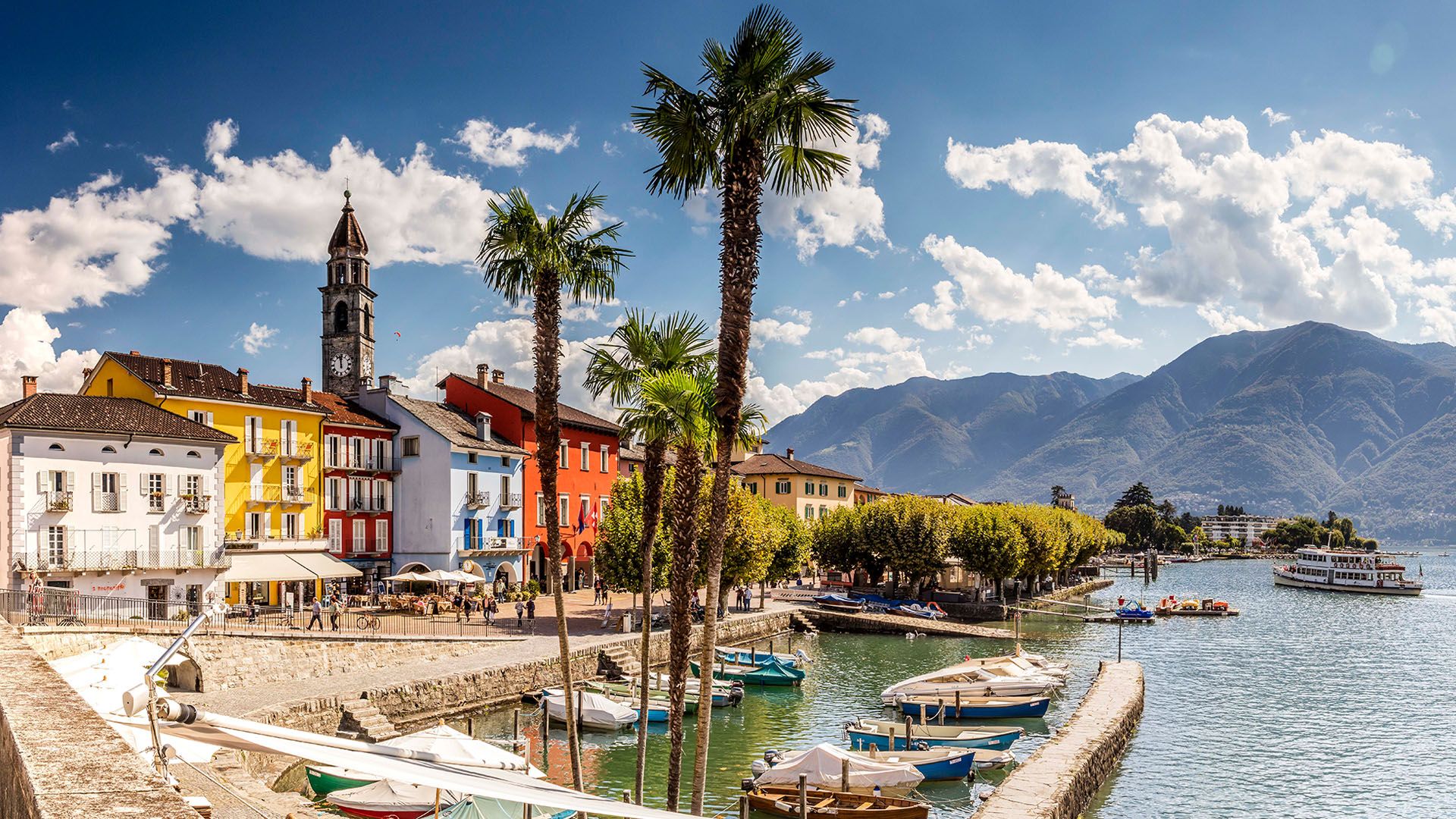Tessin Lago Maggiore Panorama - Zur Verfügung gestellt von: www.ticino.ch