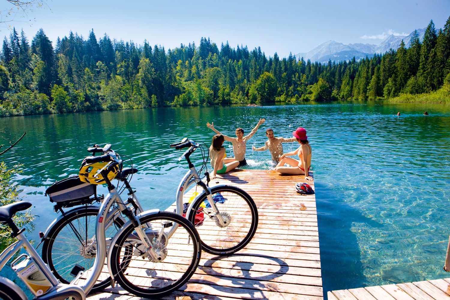 Mountainbike Schweiz MTB Trin Crestasee