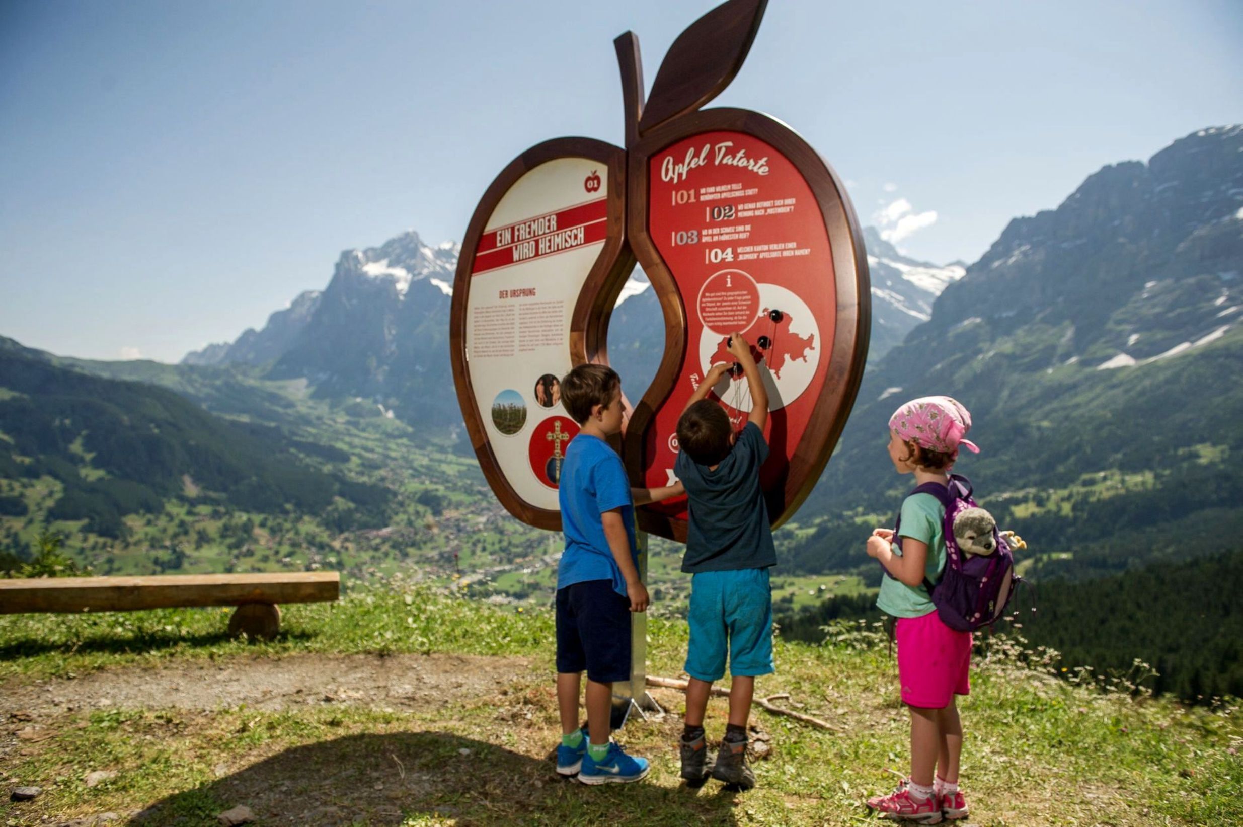 Männlichen Öpfelchüechli Weg Appel Fritter Trail