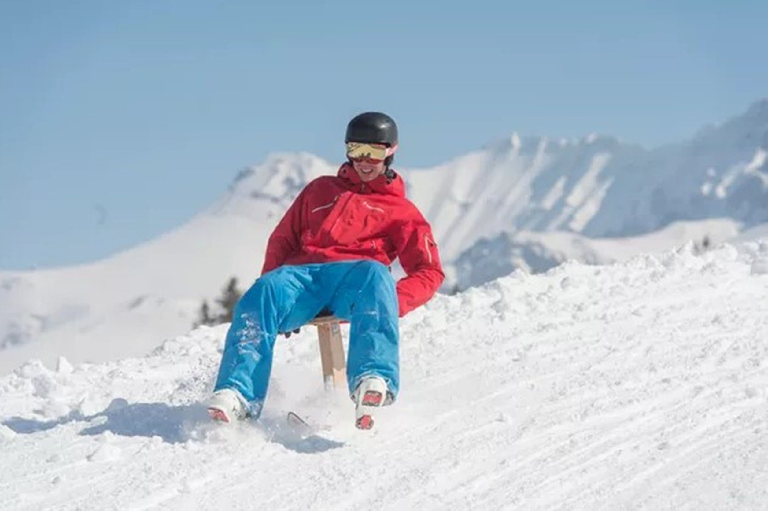 Schlitteln Skibock
