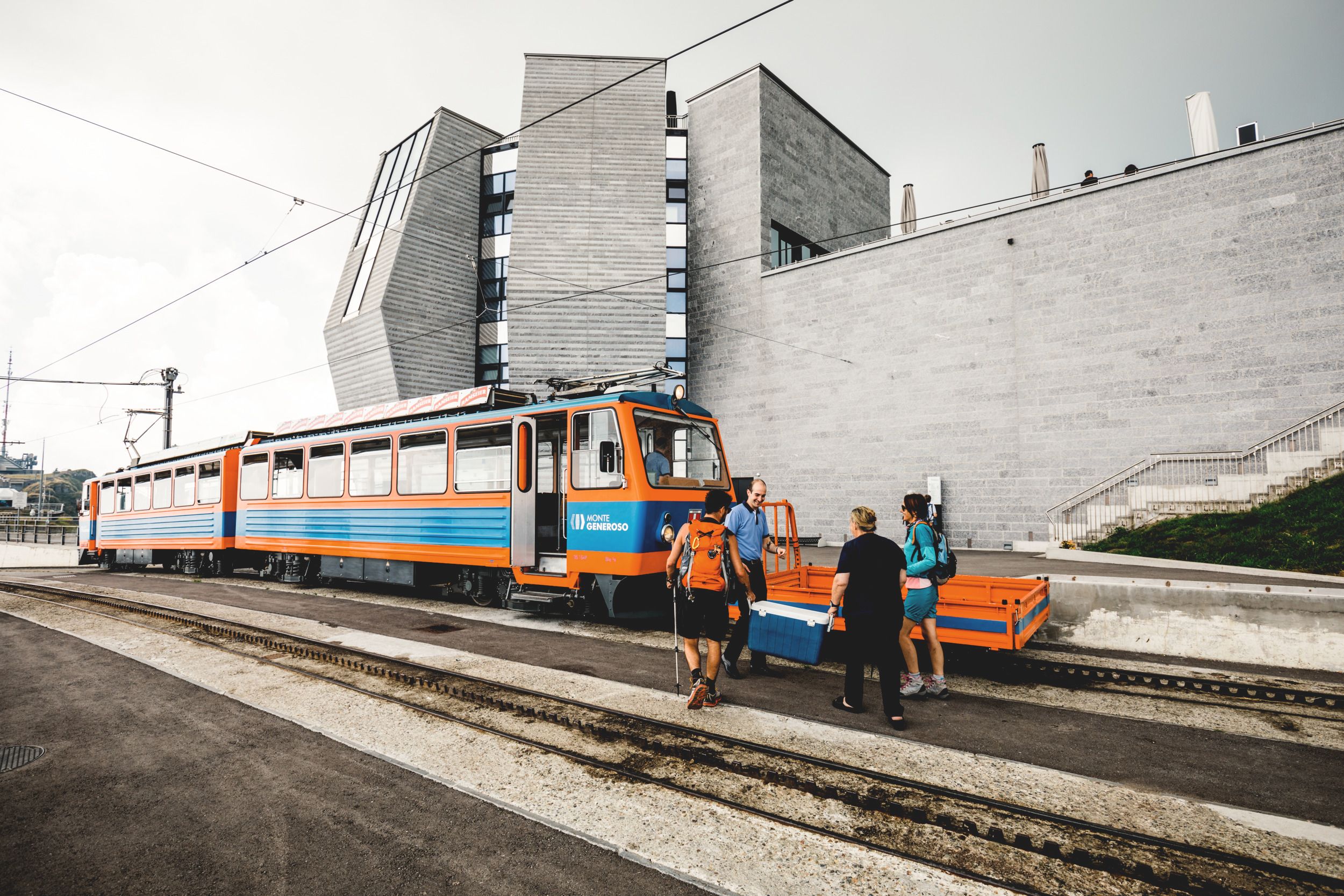 Luganersee Bahn Monte Generoso Bahnhof