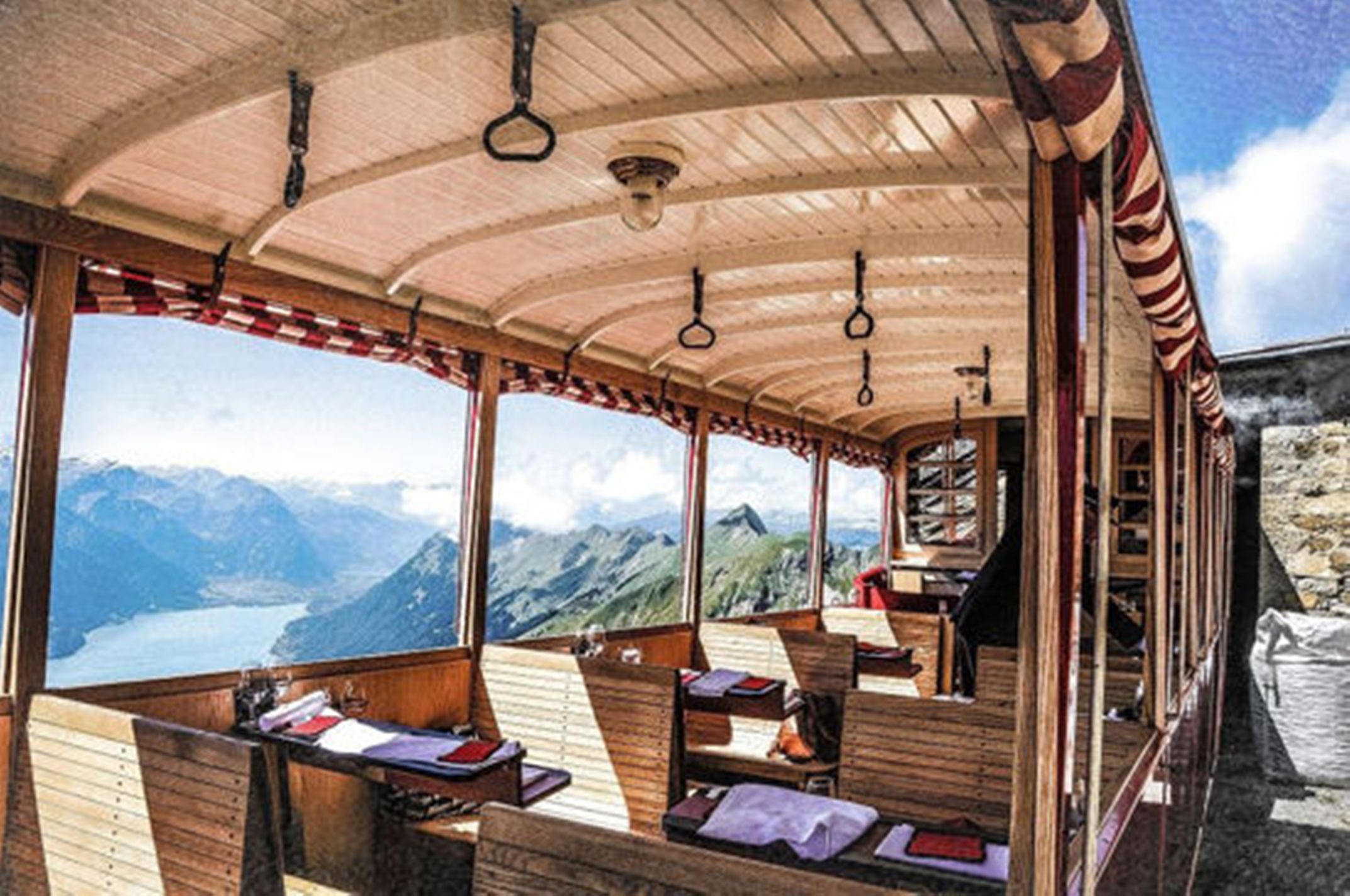 Brienzer Rothorn Salon Rouge