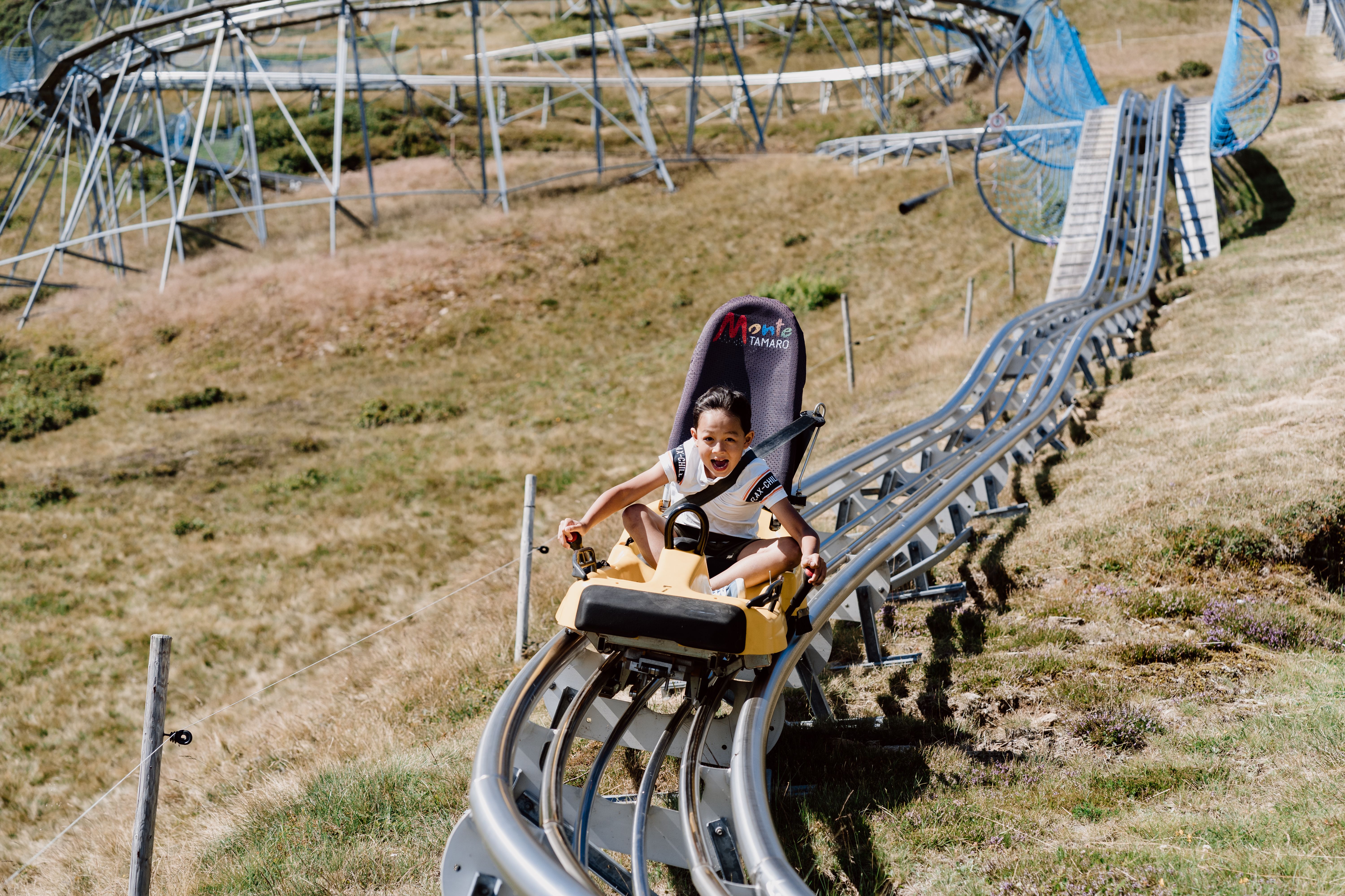 Familie Ausflug Schweiz Rodeln Kinder Monte Tamaro - Monte Tamaro