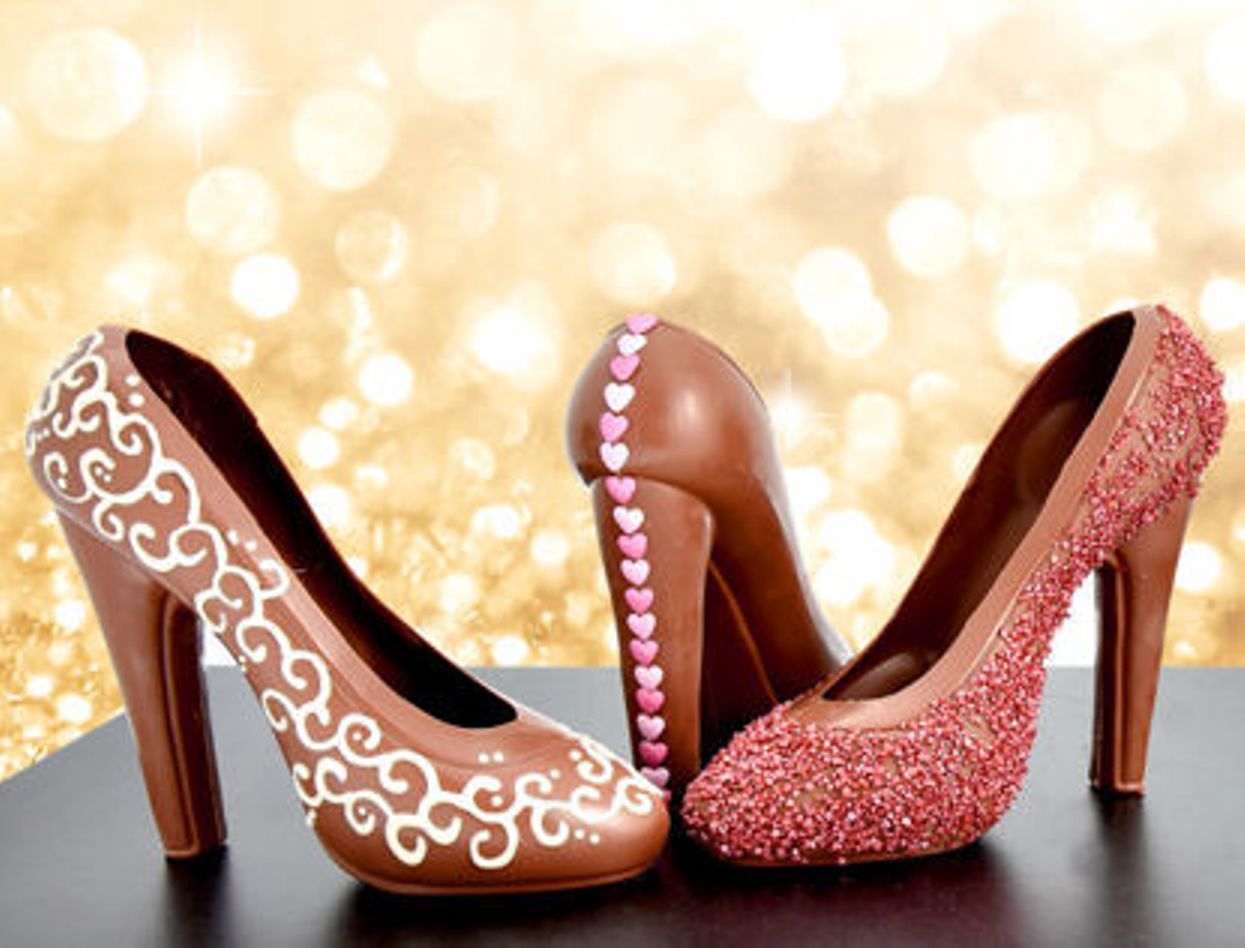 Maestrani`s Chocolarium High Heels aus Schoggi