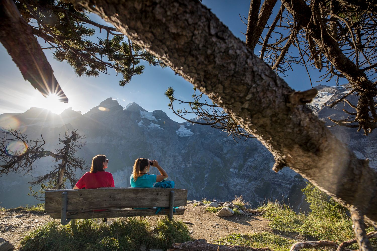 Oeschinensee Wandern Rast