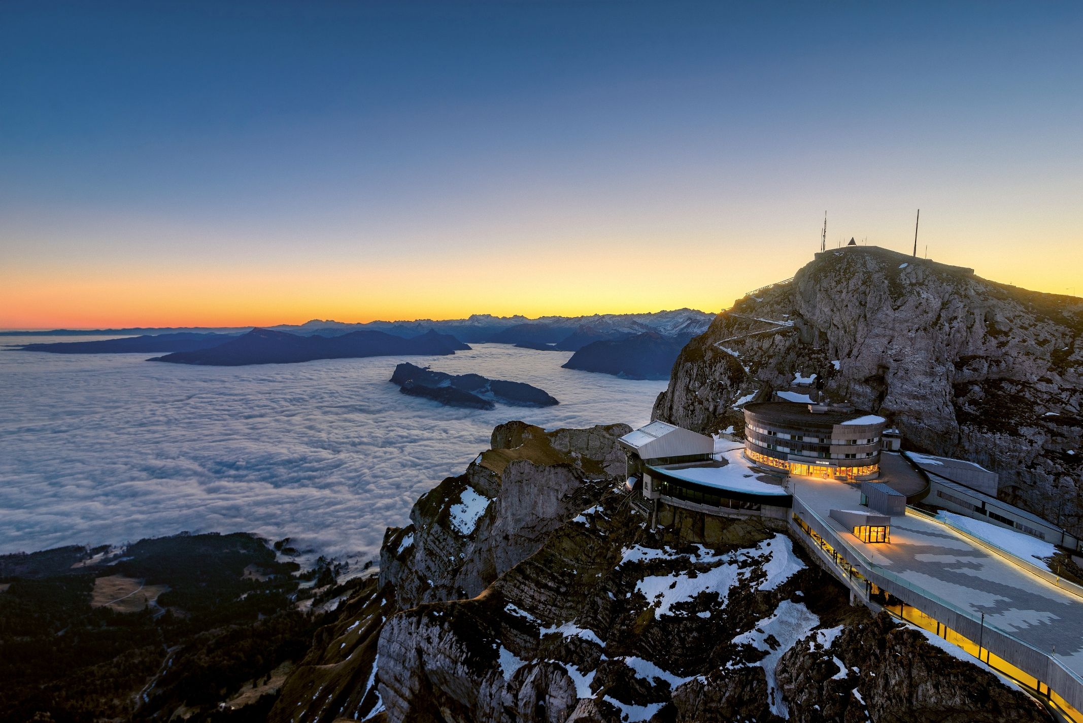 Pilatus Hotel Belle Sonnenaufgang 