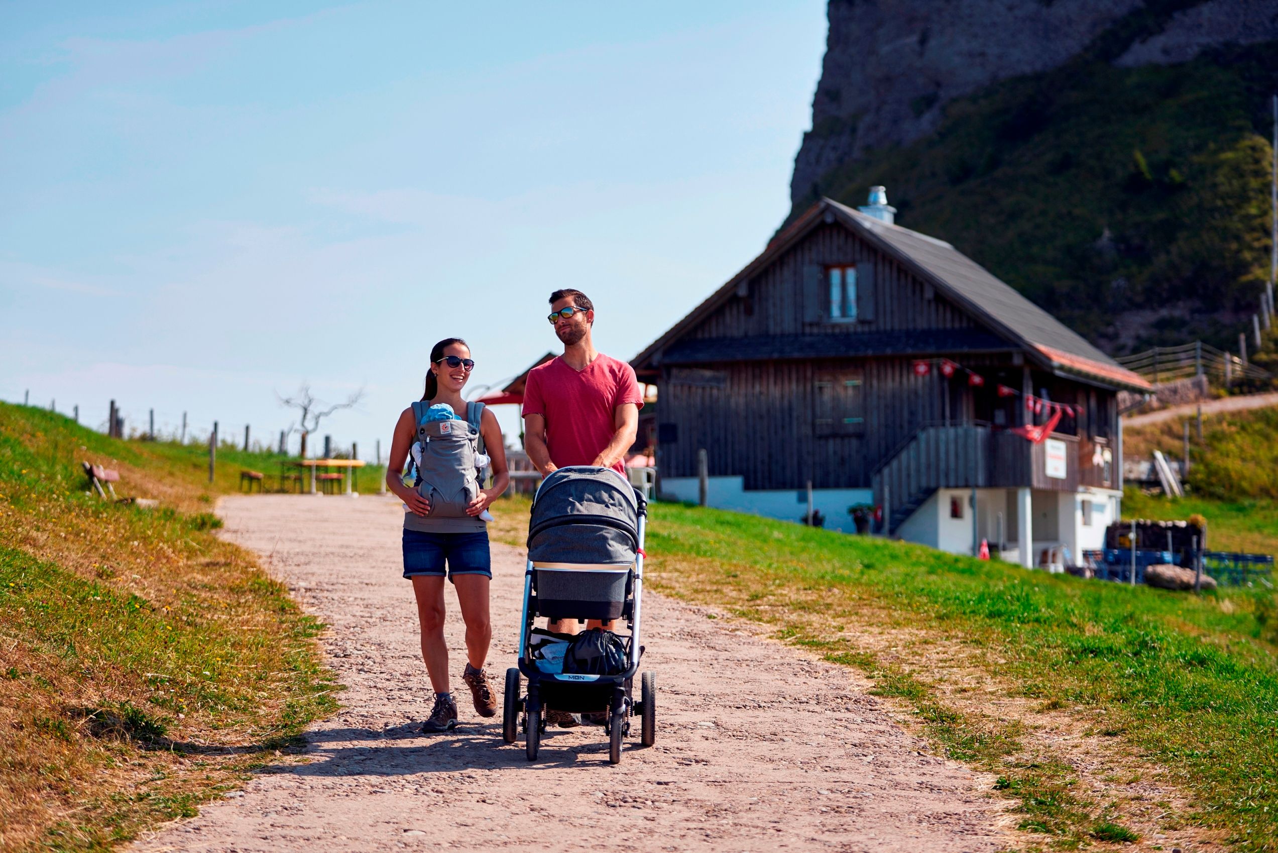 Rigi Kaltbad Wandern Baby