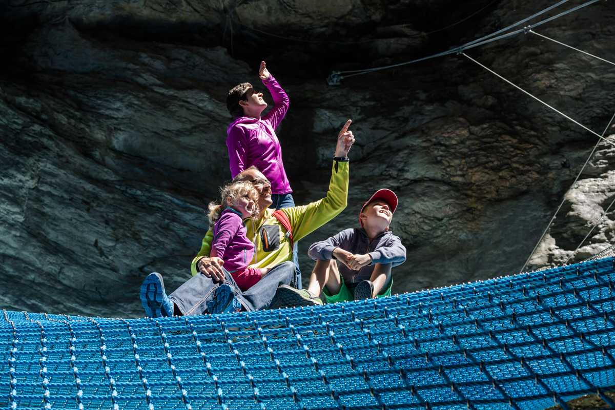Gletscherschlucht Grindelwald Spidernetz