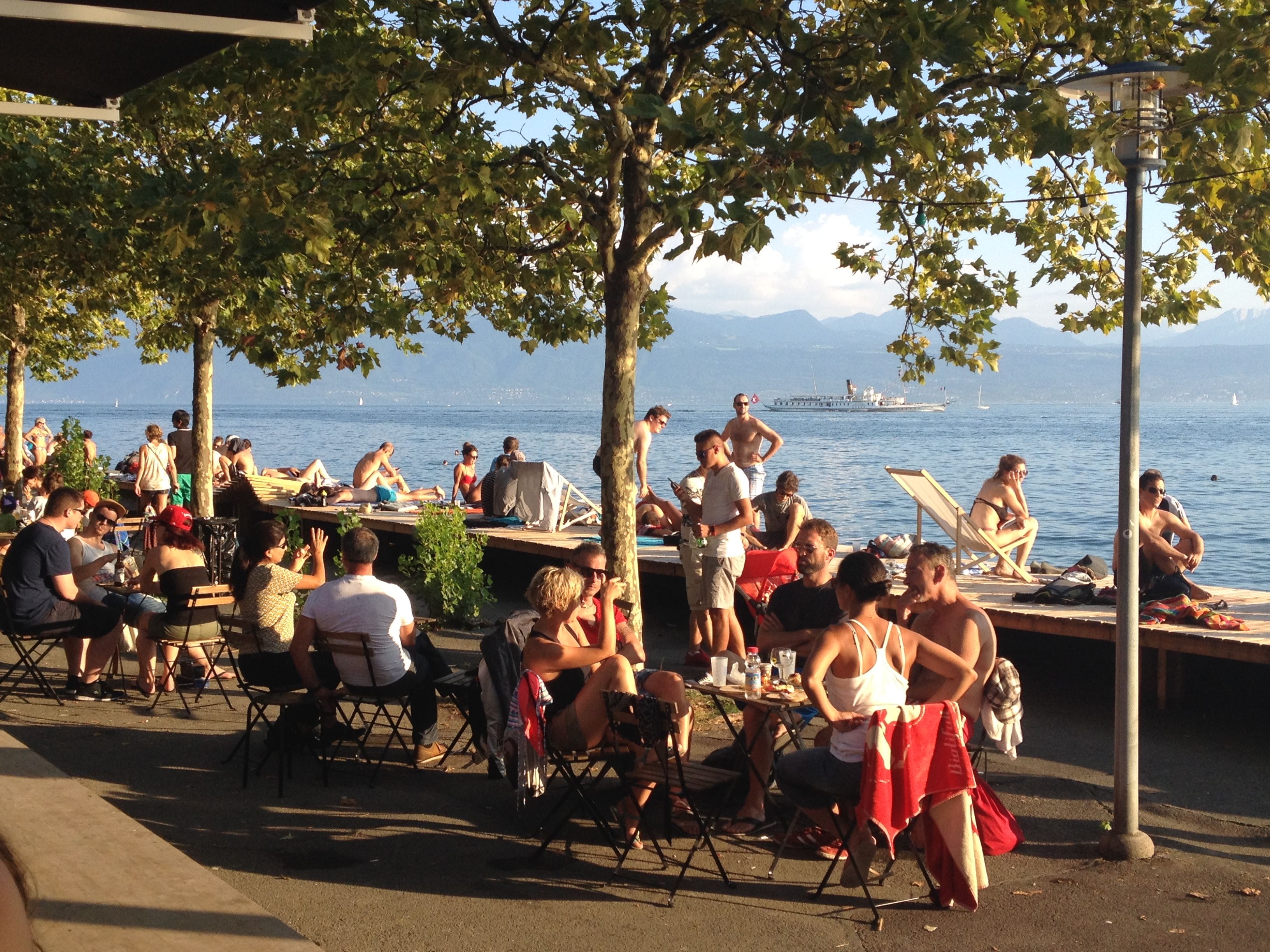 Lausanne Jetee de la Compagnie