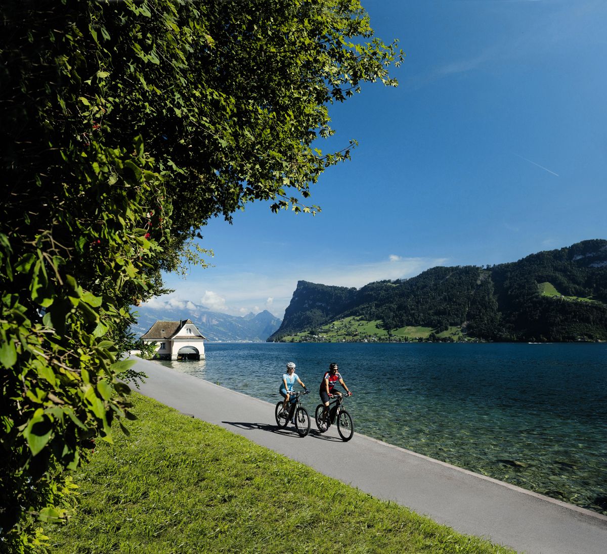 Lugano Mountainbike fahren