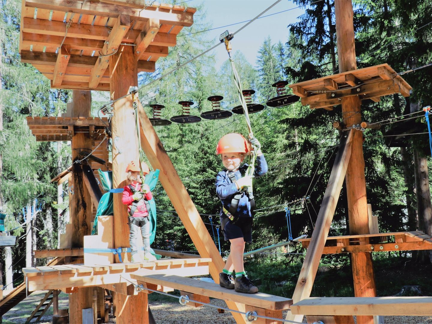 Seilparks in der Schweiz Adventure Park Davos