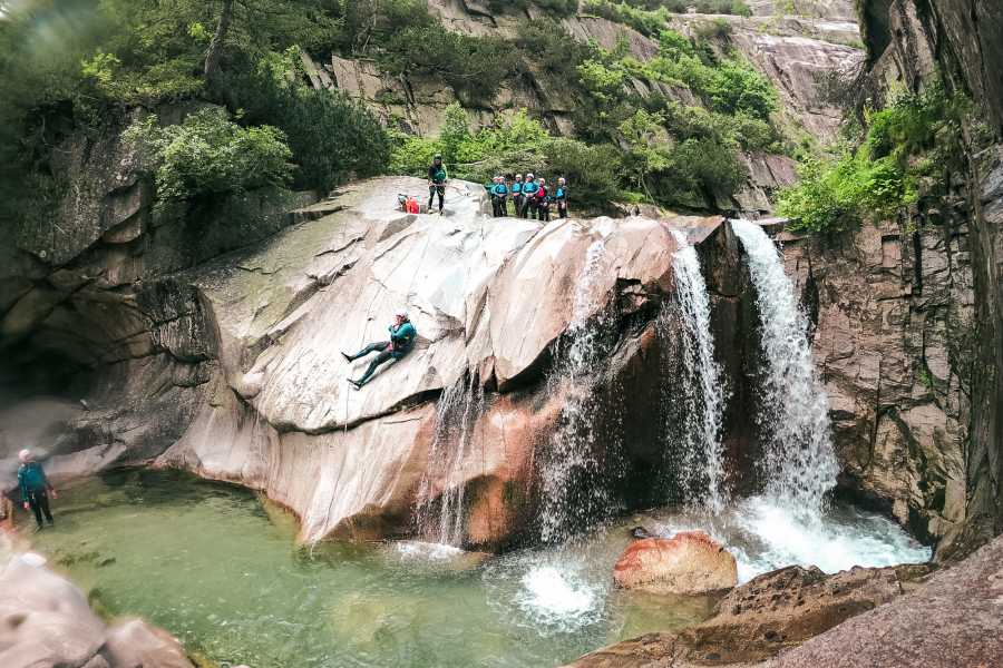 Canyoning Rutschen Grimsel