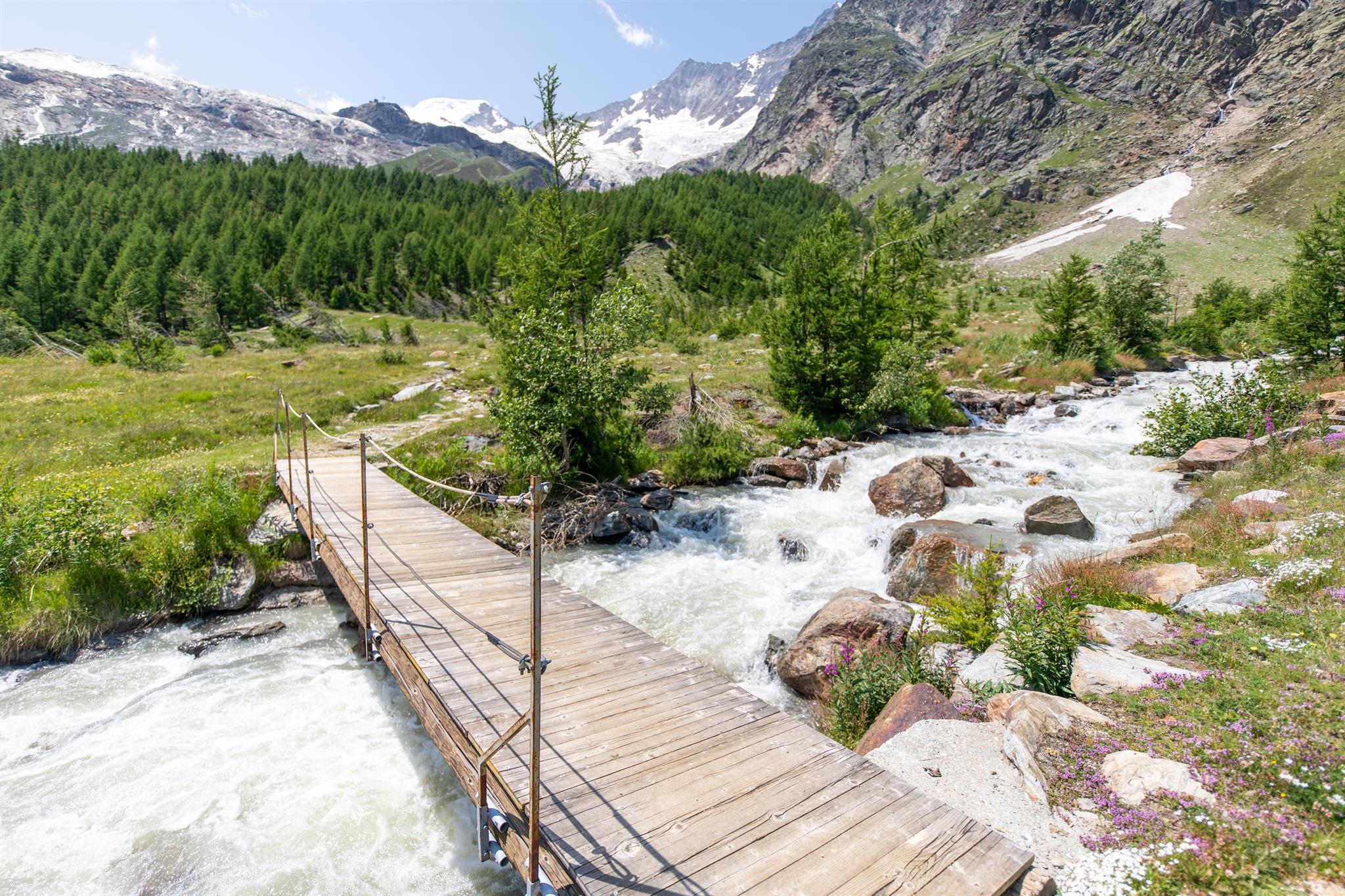 Saas-Fee Allmageller Höhenweg