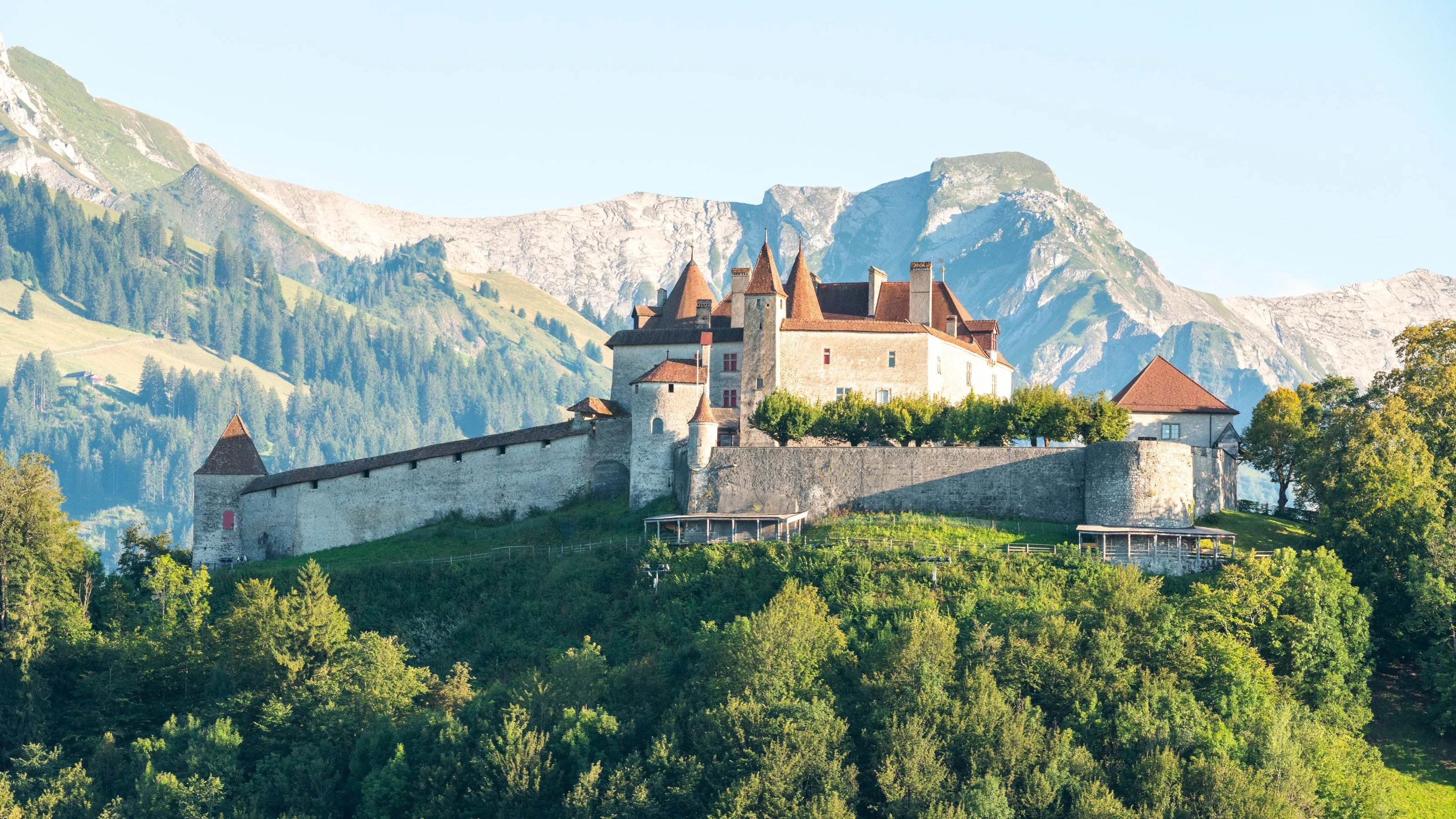 Schlösser Schweiz Chateau de Gruyeres