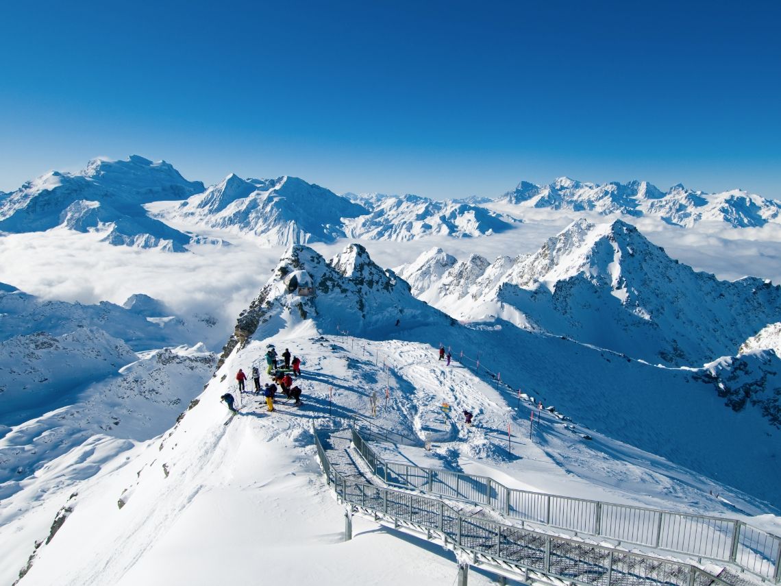 4 Vallees Skigebiet