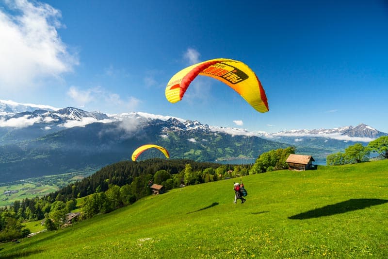 Interlaken Beatenberg Paragliding Gleitschirmfliegen