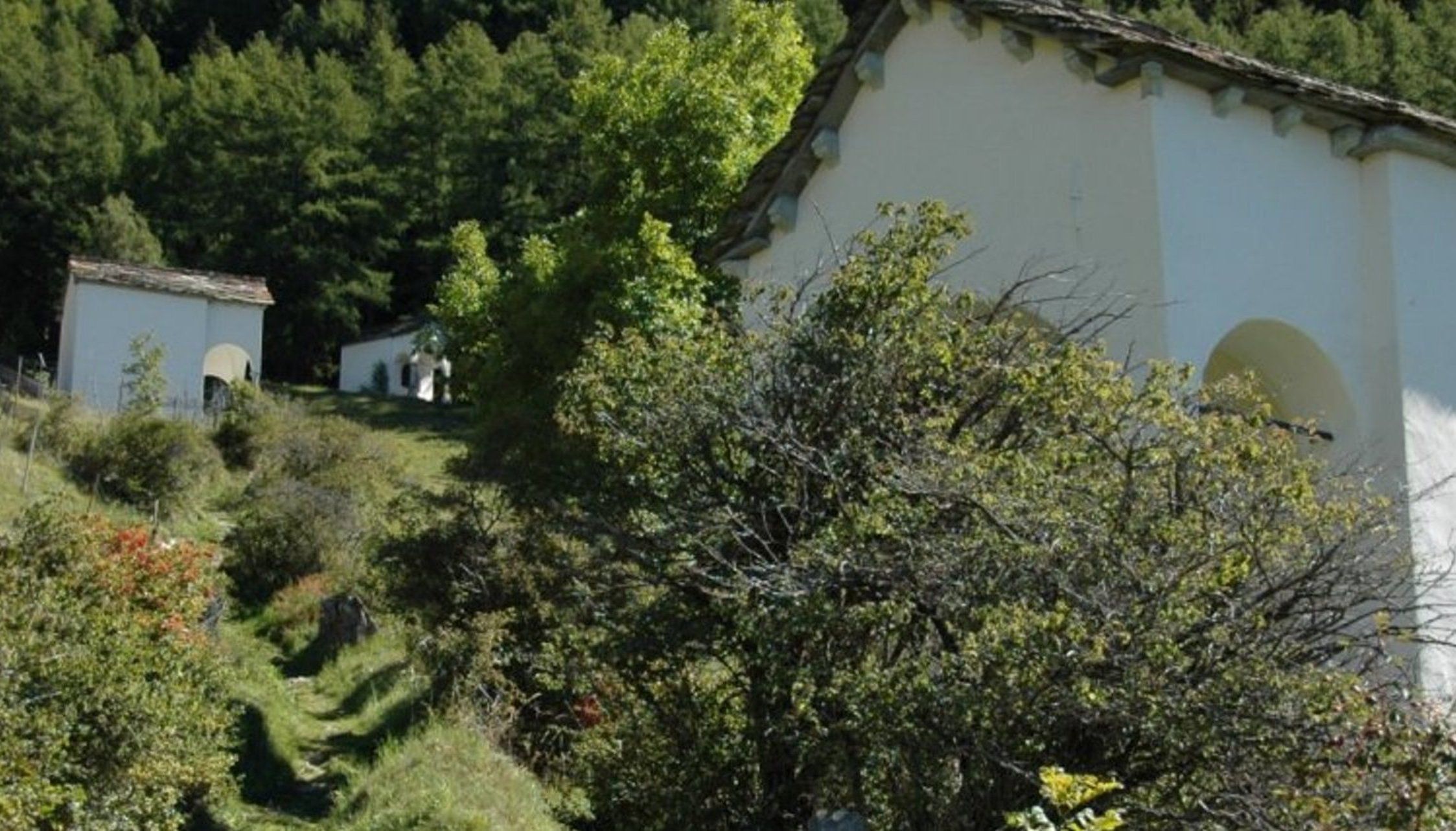 Saas-Fee Visperterminen Kapellenweg