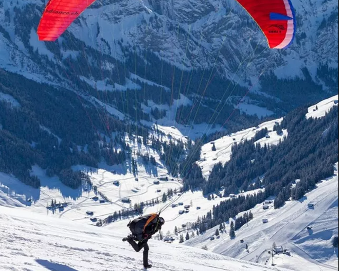 Tschentenalp Gleitschirmfliegen