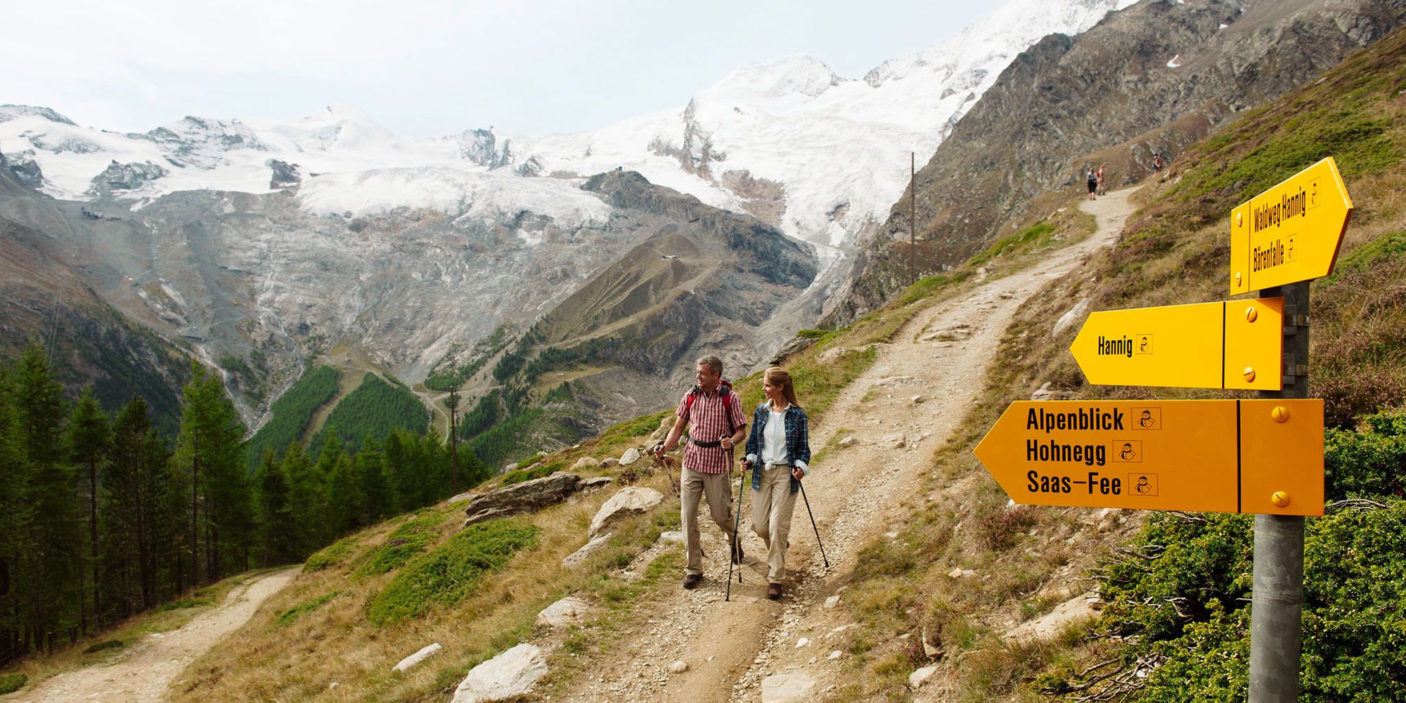 Wandern Schweiz Saas Fee Hannig