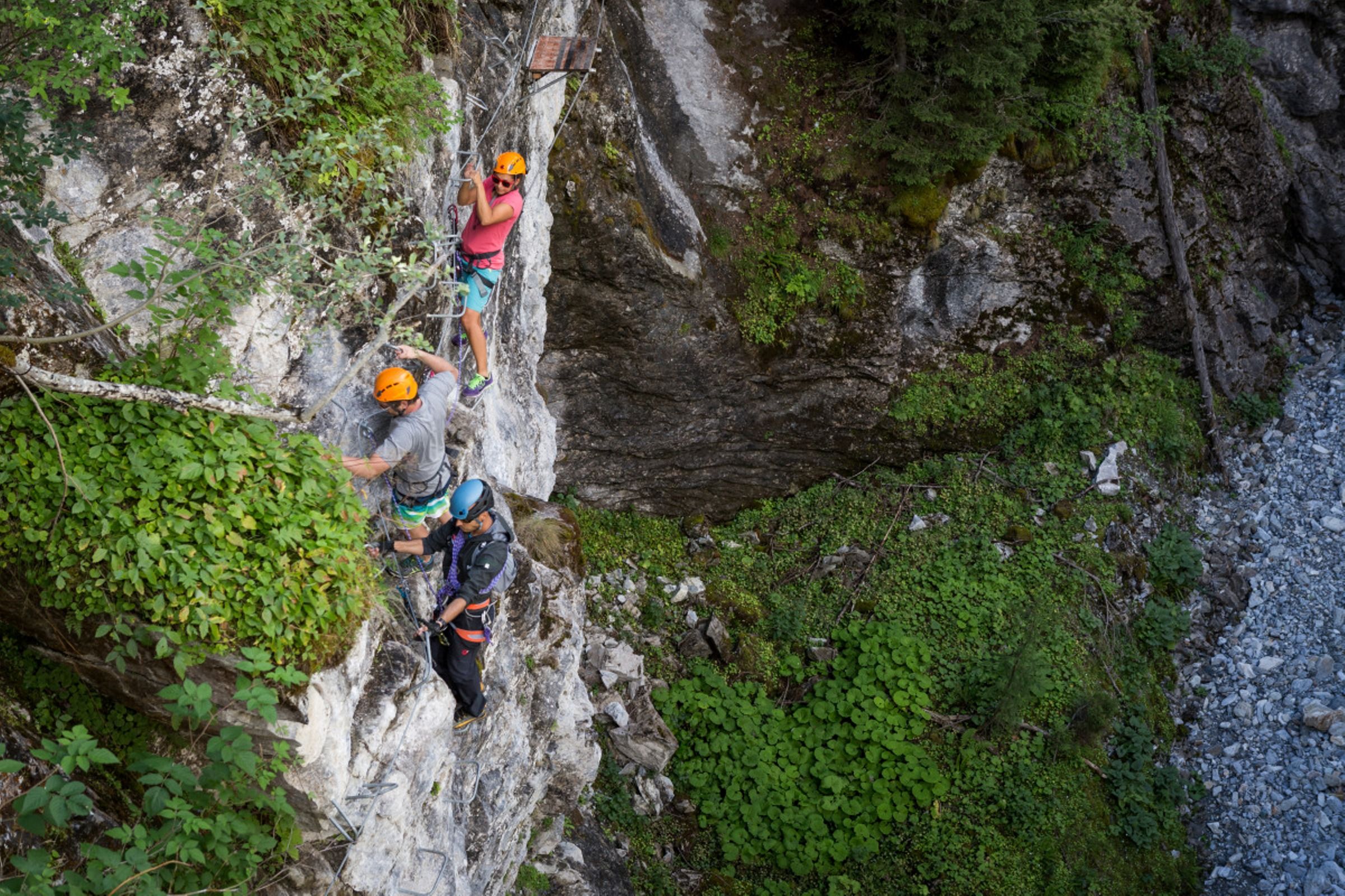 Verbier Klettern Mauvoisin Schlucht Val de Bagnes