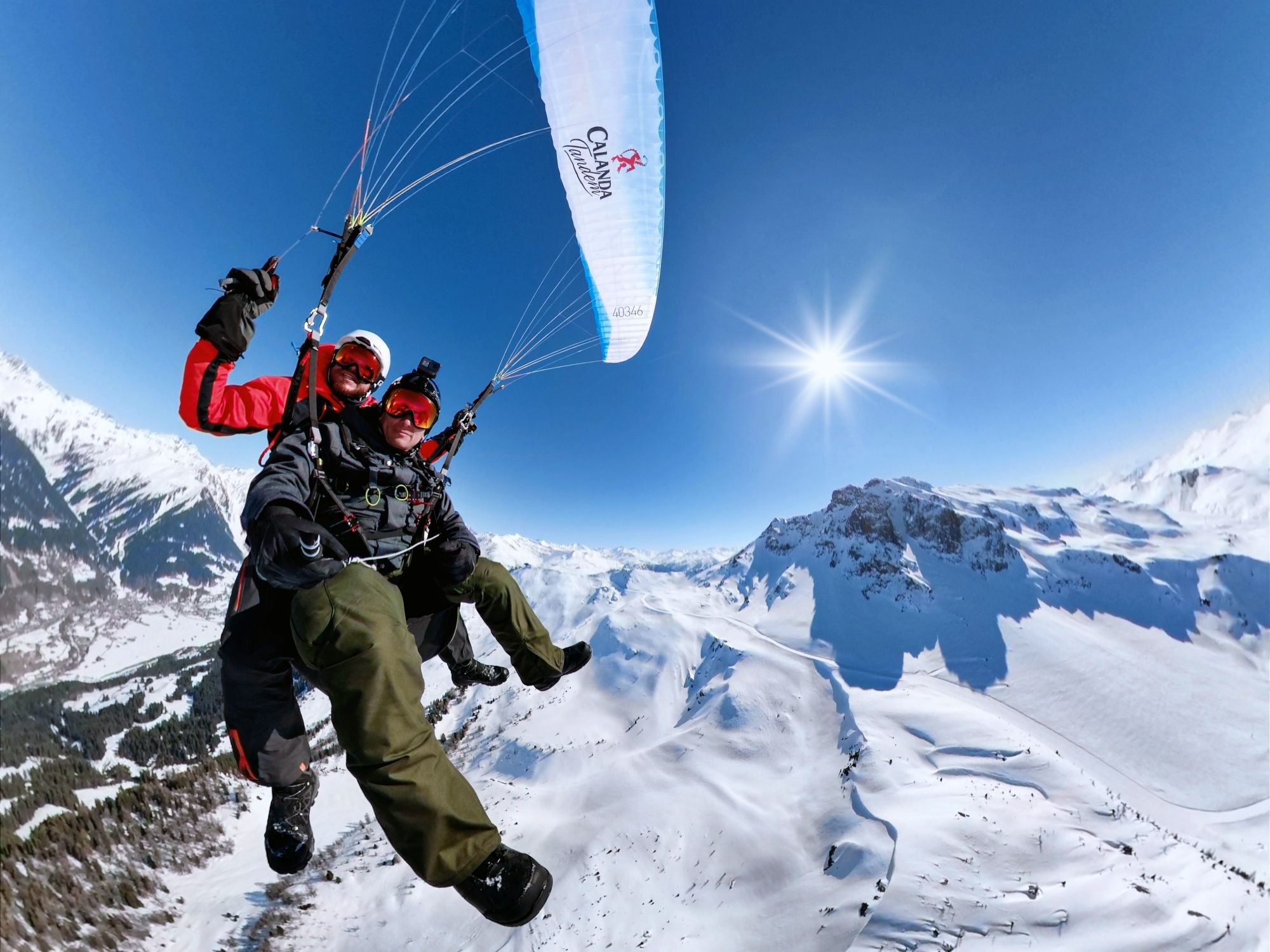 Davos Gleitschirmfliegen