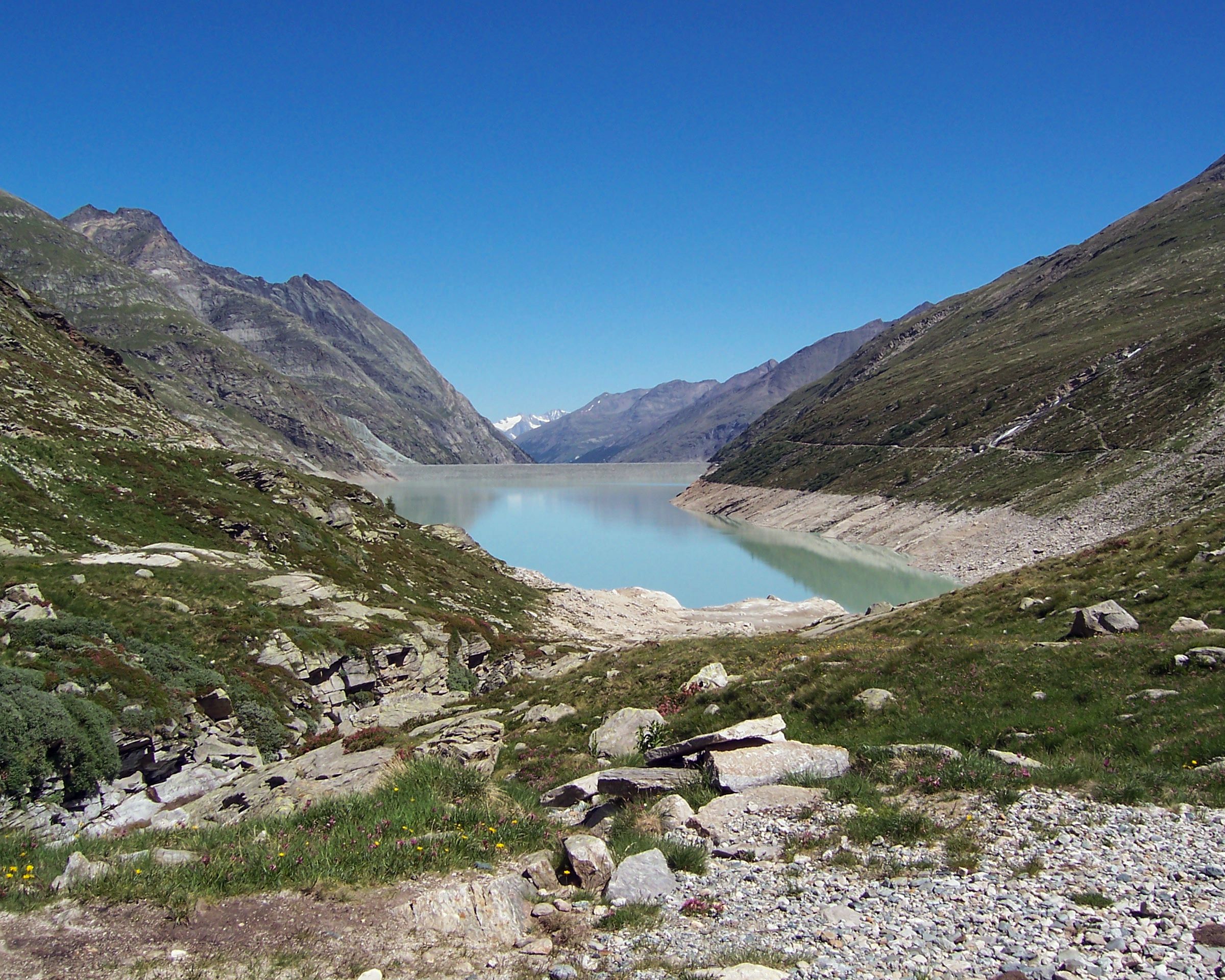 Mountainbike Schweiz MTB Route 159 Mattmark Stausee