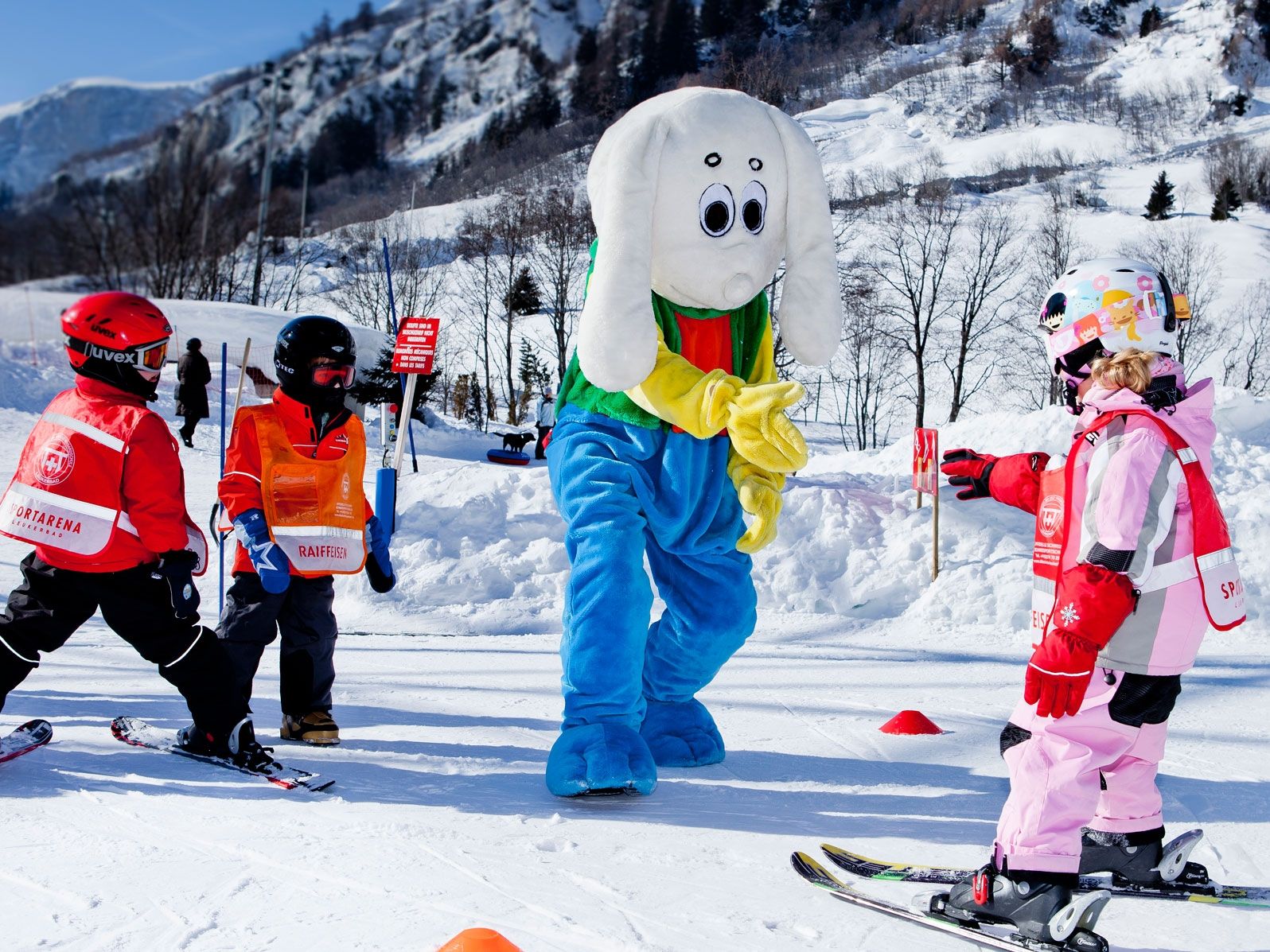Skifahren Wallis Snowpark
