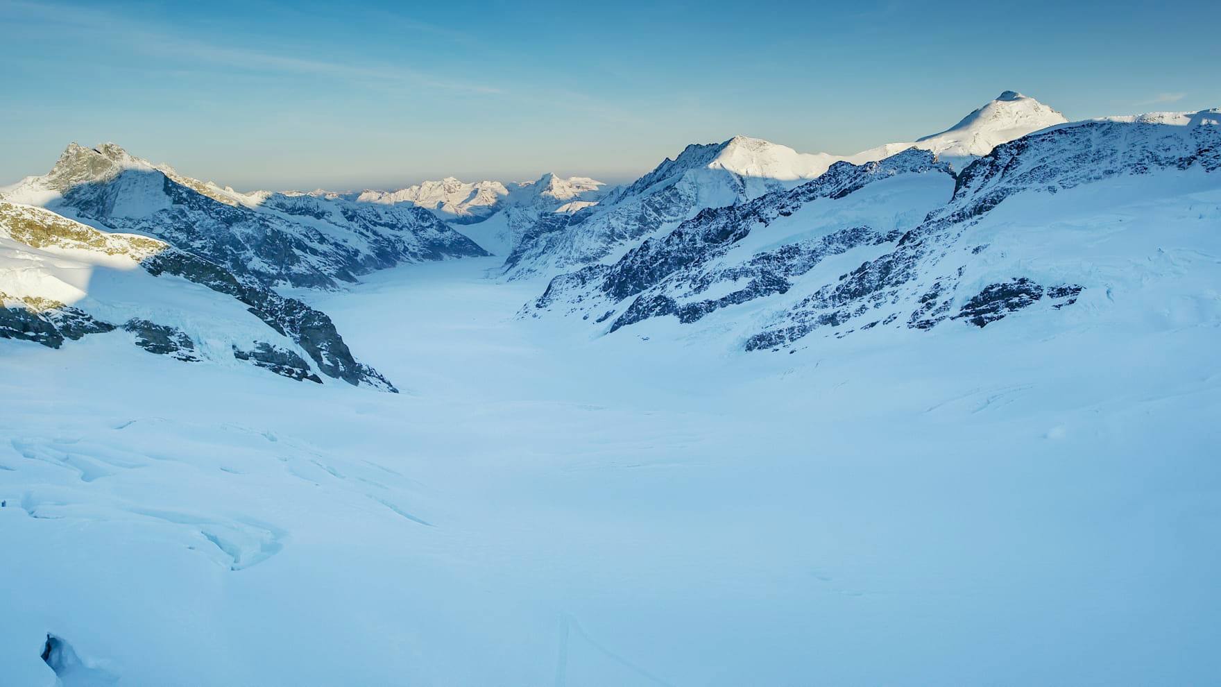 Männlichen Aletschgletscher