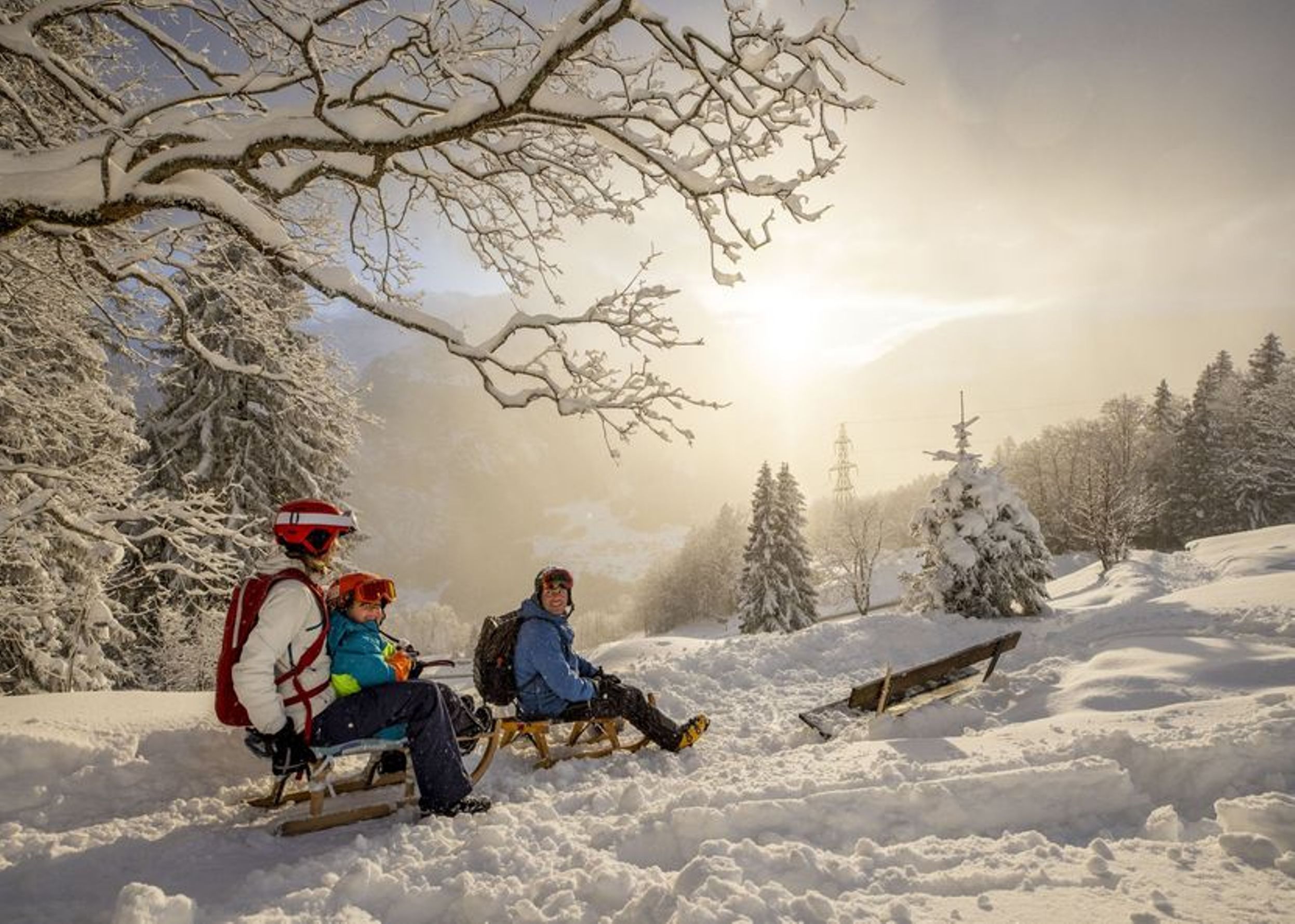 Meiringen Hasliberg Schlitteln Hasliberg Reuti